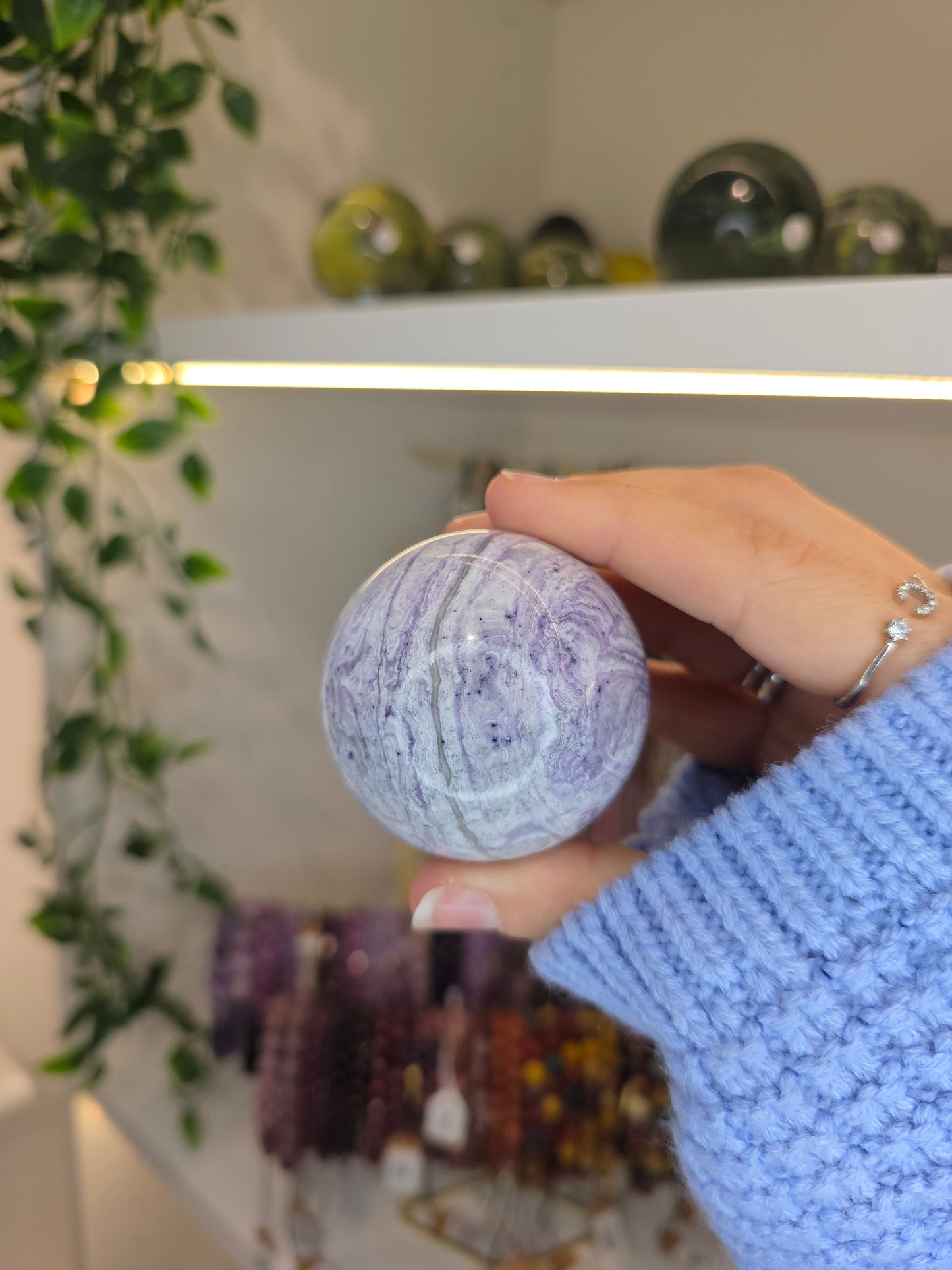 'Purple Malachite' Sphere D