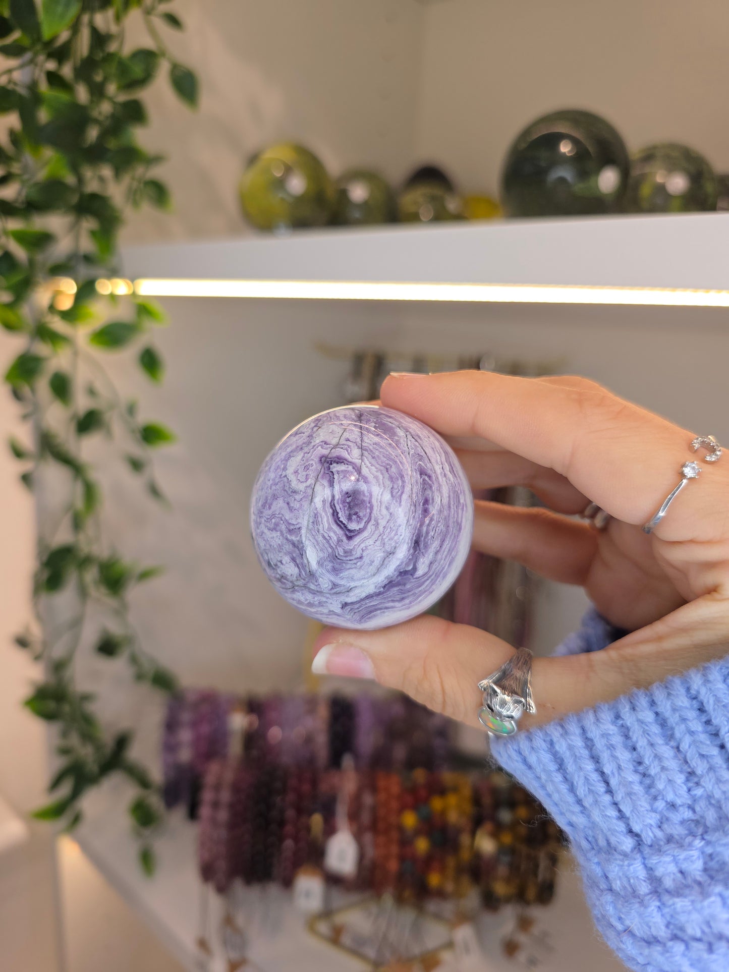 'Purple Malachite' Sphere G