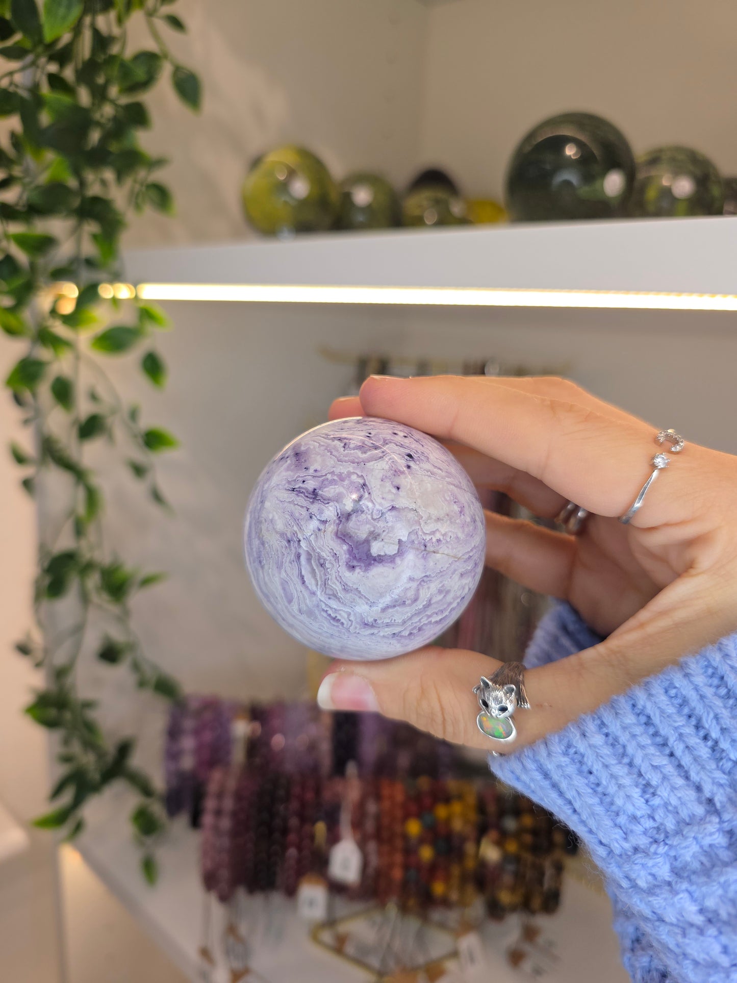 'Purple Malachite' Sphere O