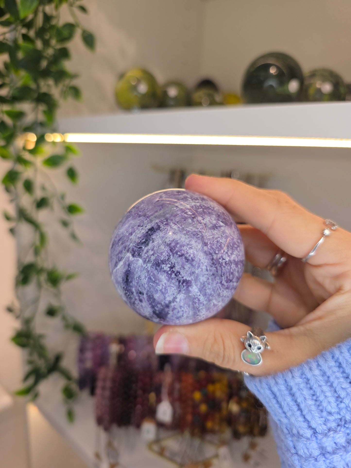 'Purple Malachite' Sphere R