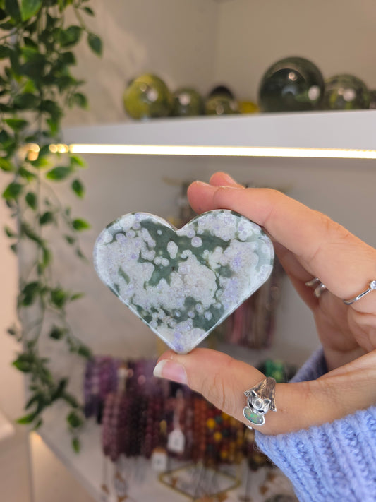 Peace Jade Hearts