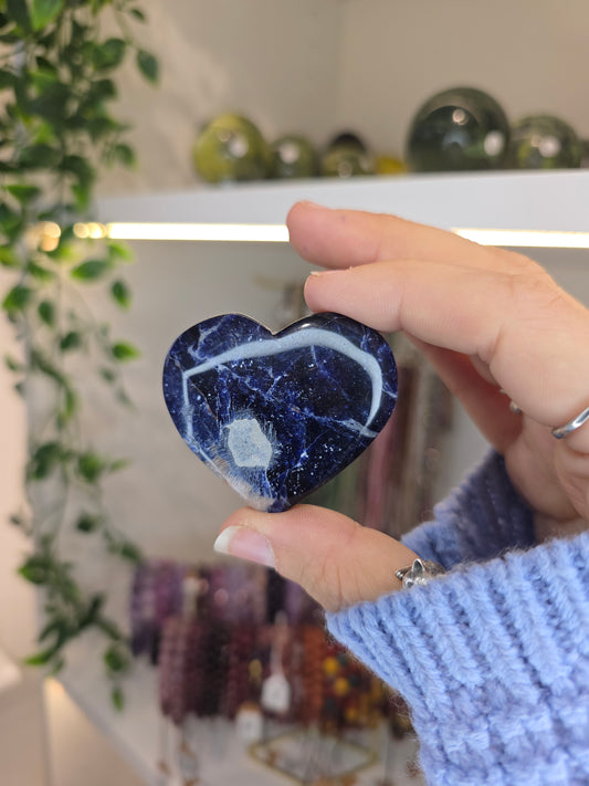 Sodalite Hearts