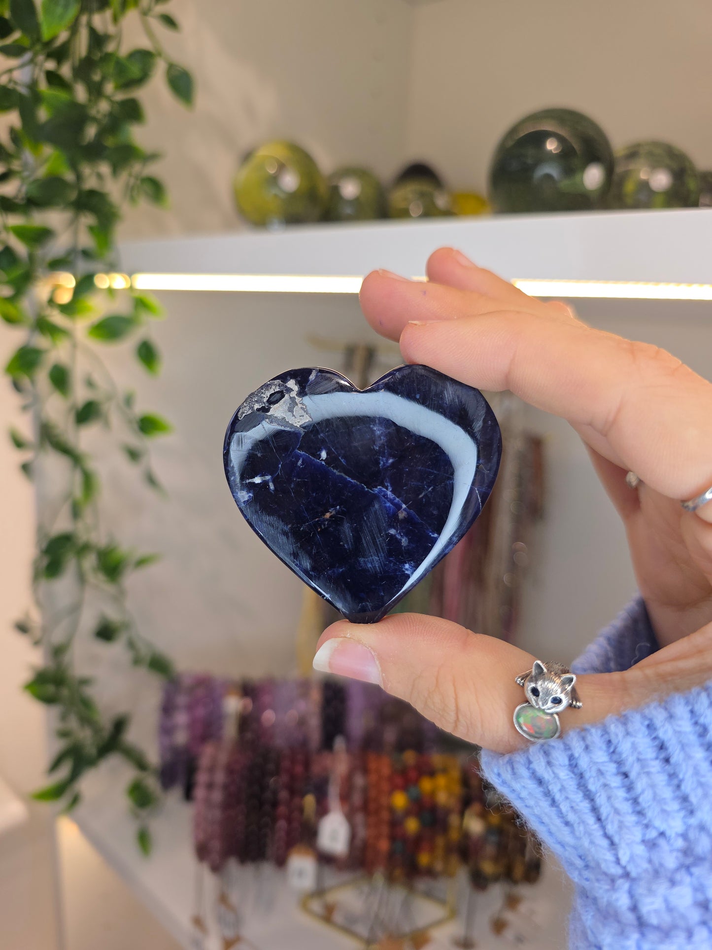 Sodalite Hearts