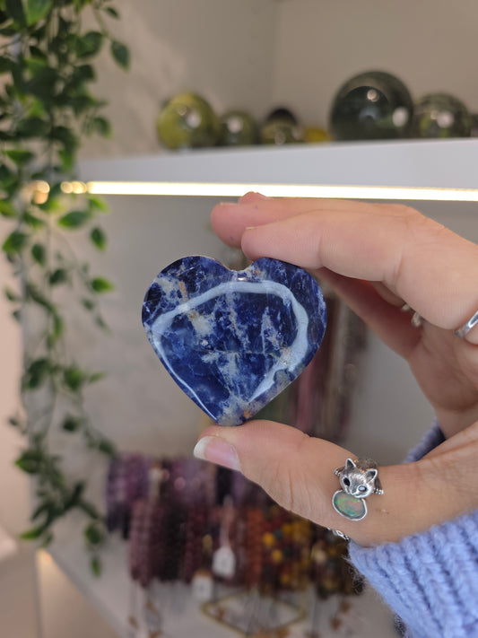 Sodalite Hearts