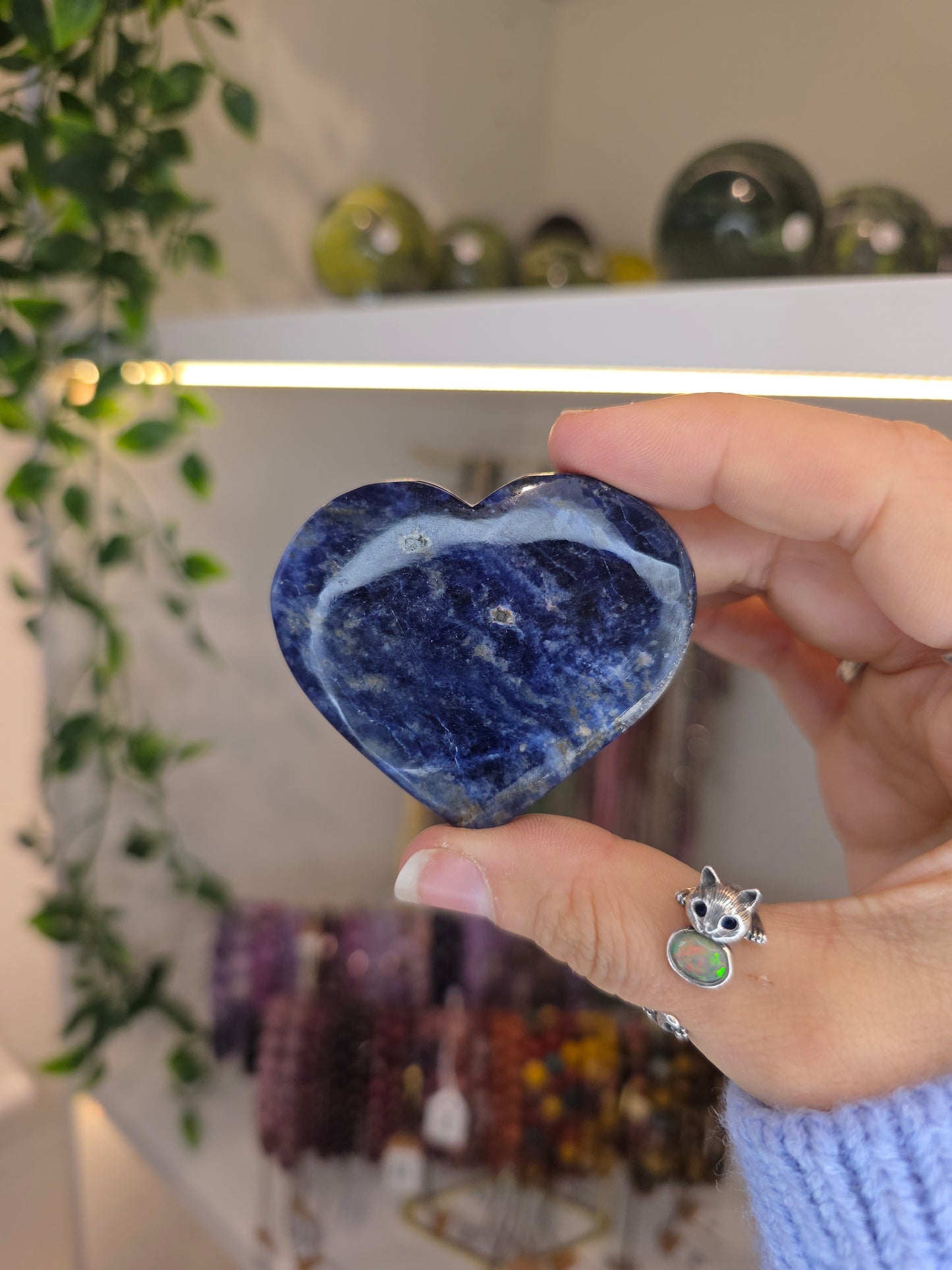 Sodalite Hearts