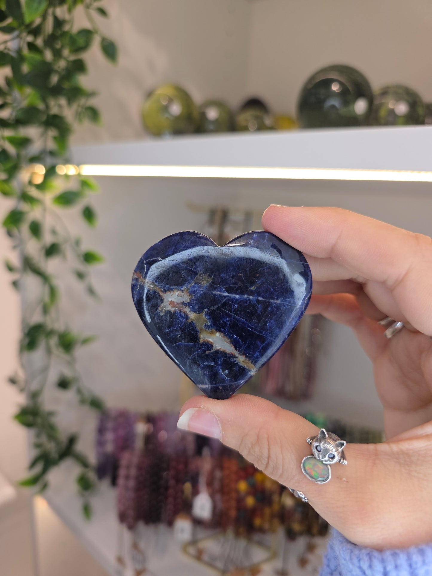 Sodalite Hearts