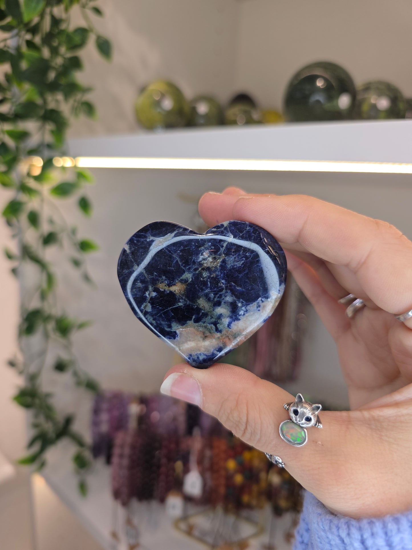 Sodalite Hearts