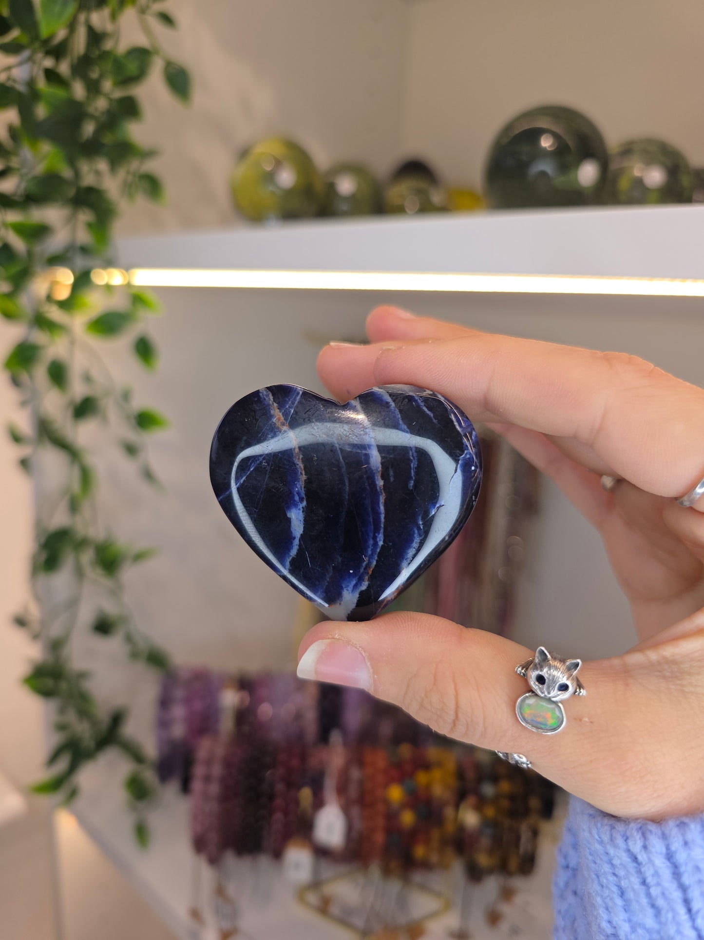 Sodalite Hearts