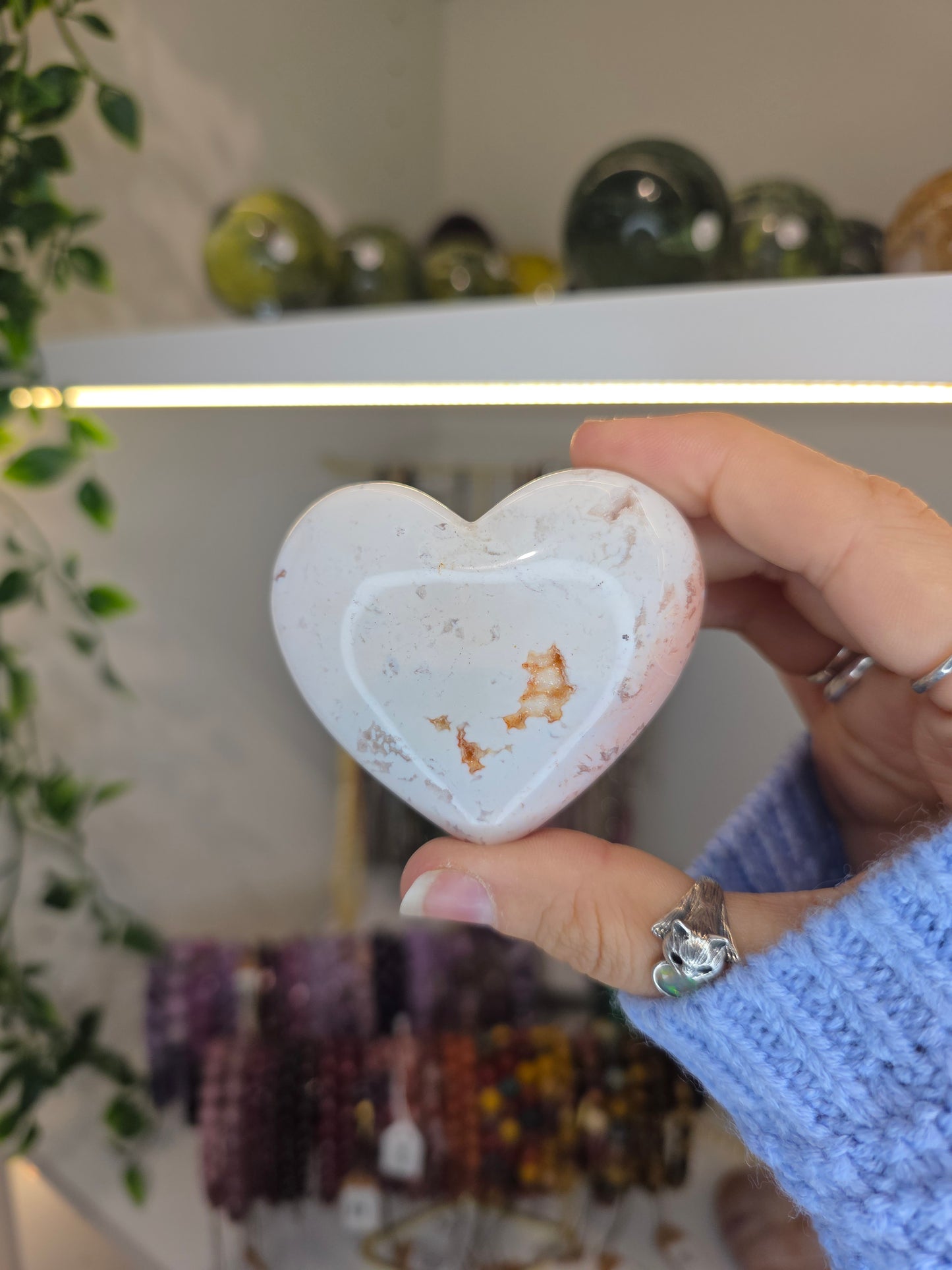 Indonesian Pink Carnelian Hearts