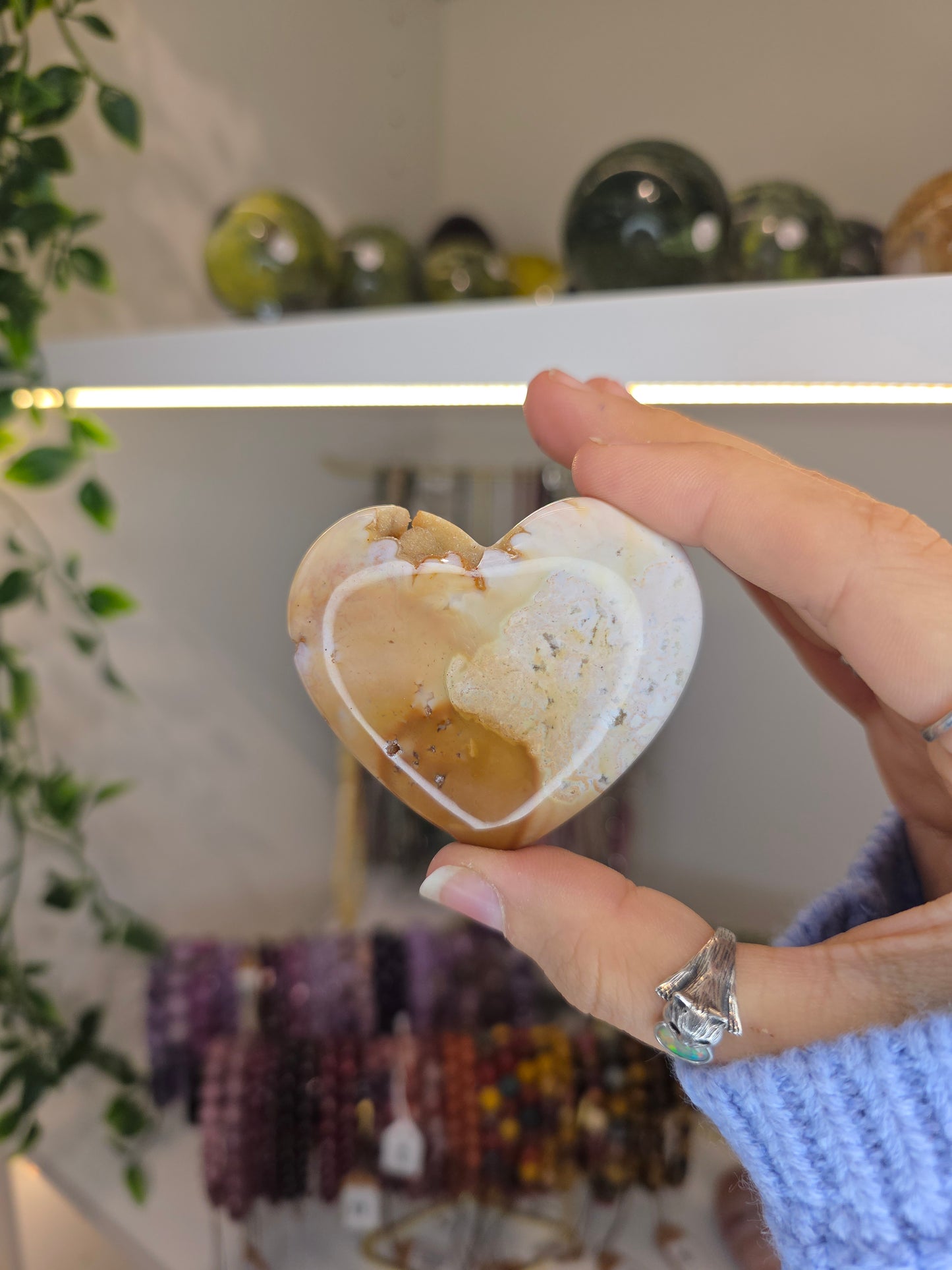 Indonesian Pink Carnelian Hearts
