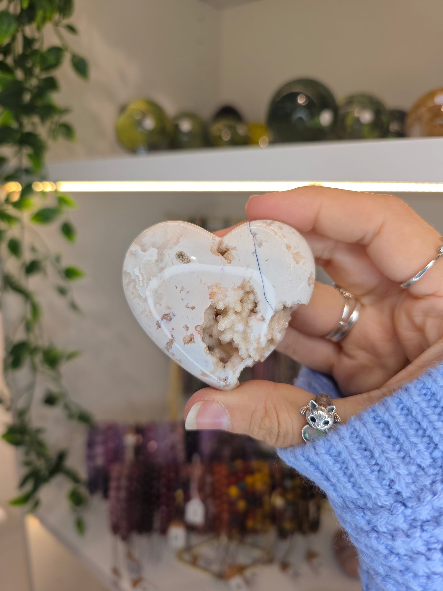 Indonesian Pink Carnelian Hearts