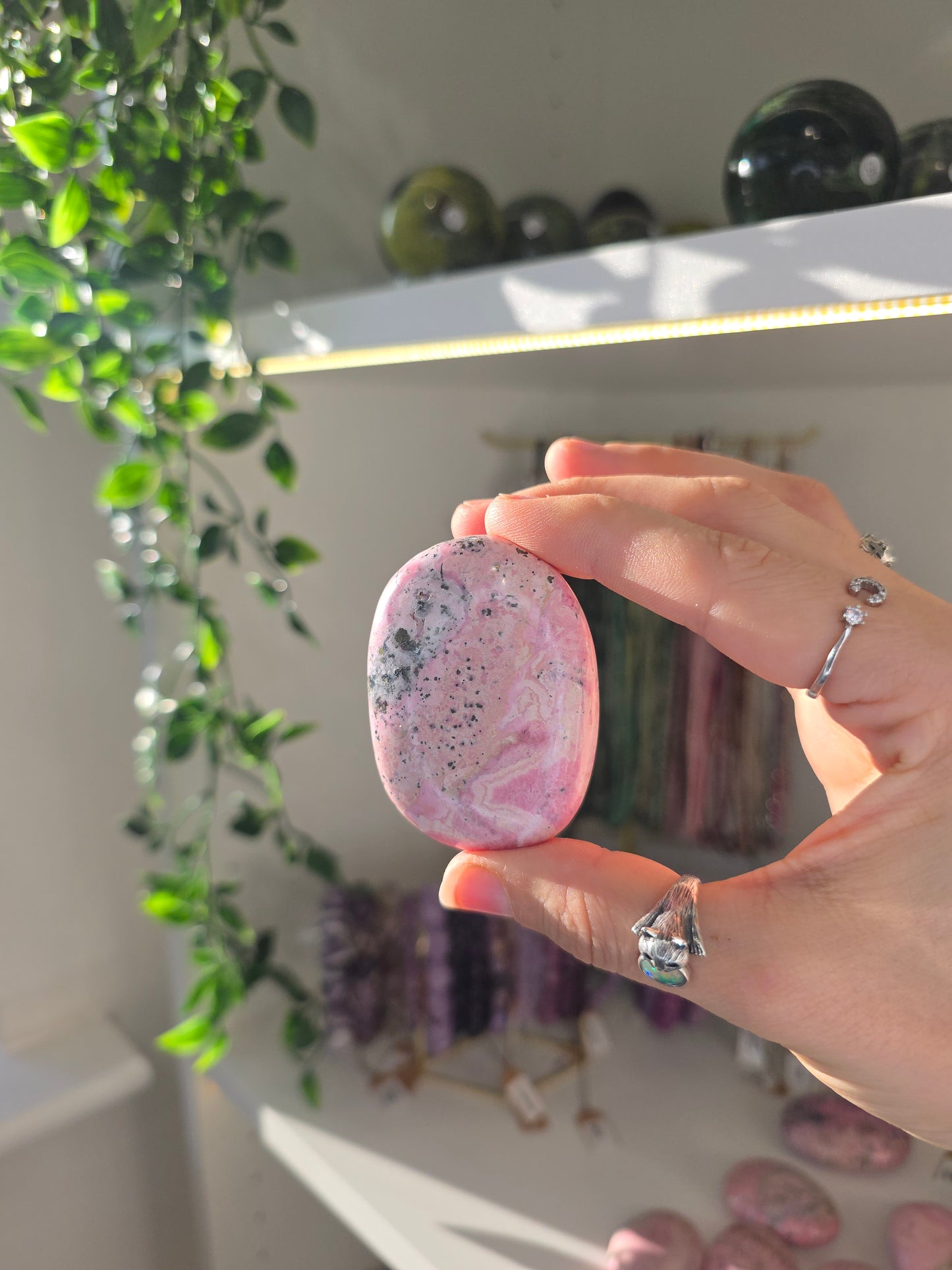 Peruvian Rhodonite Palms