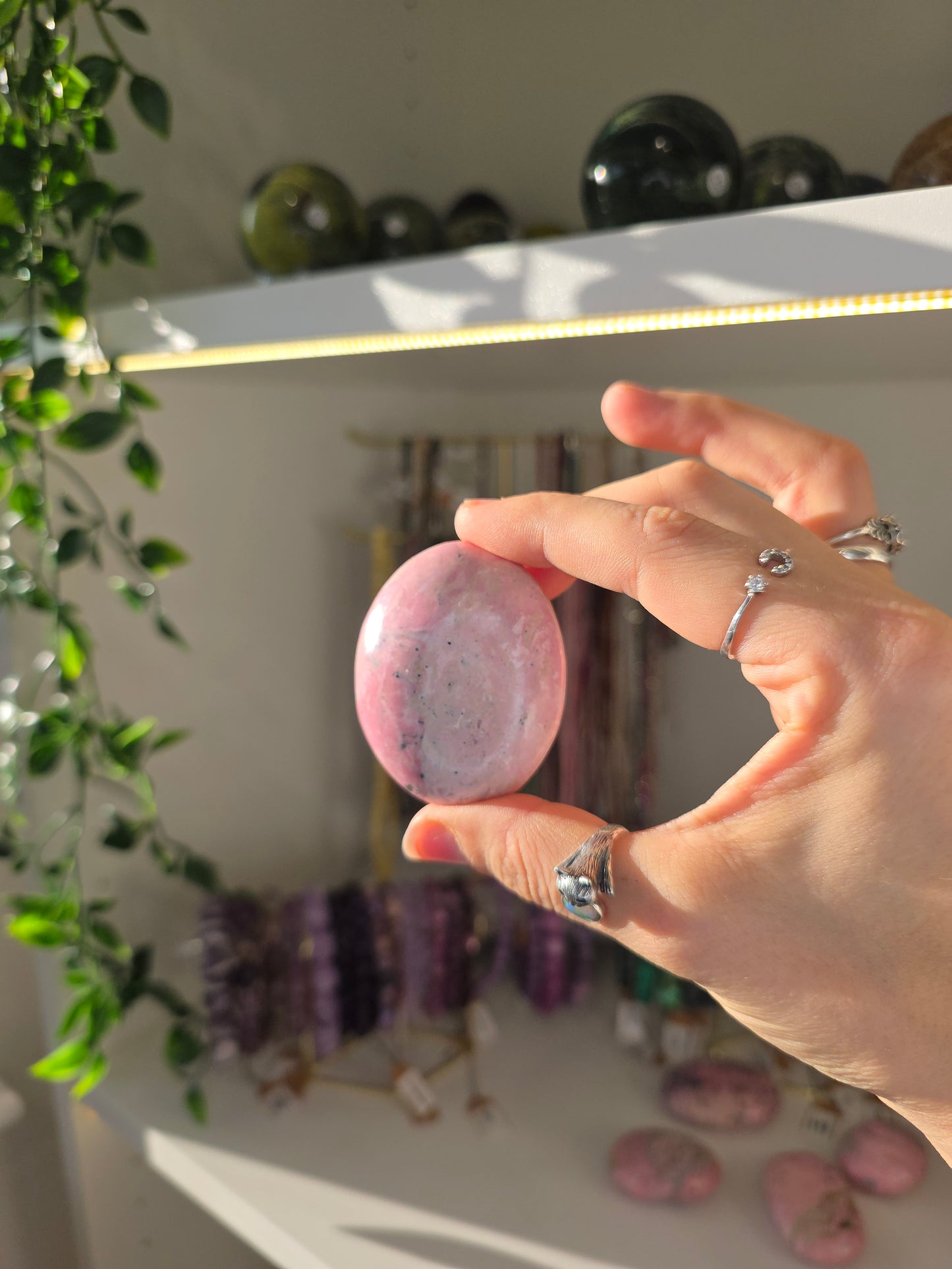 Peruvian Rhodonite Palms