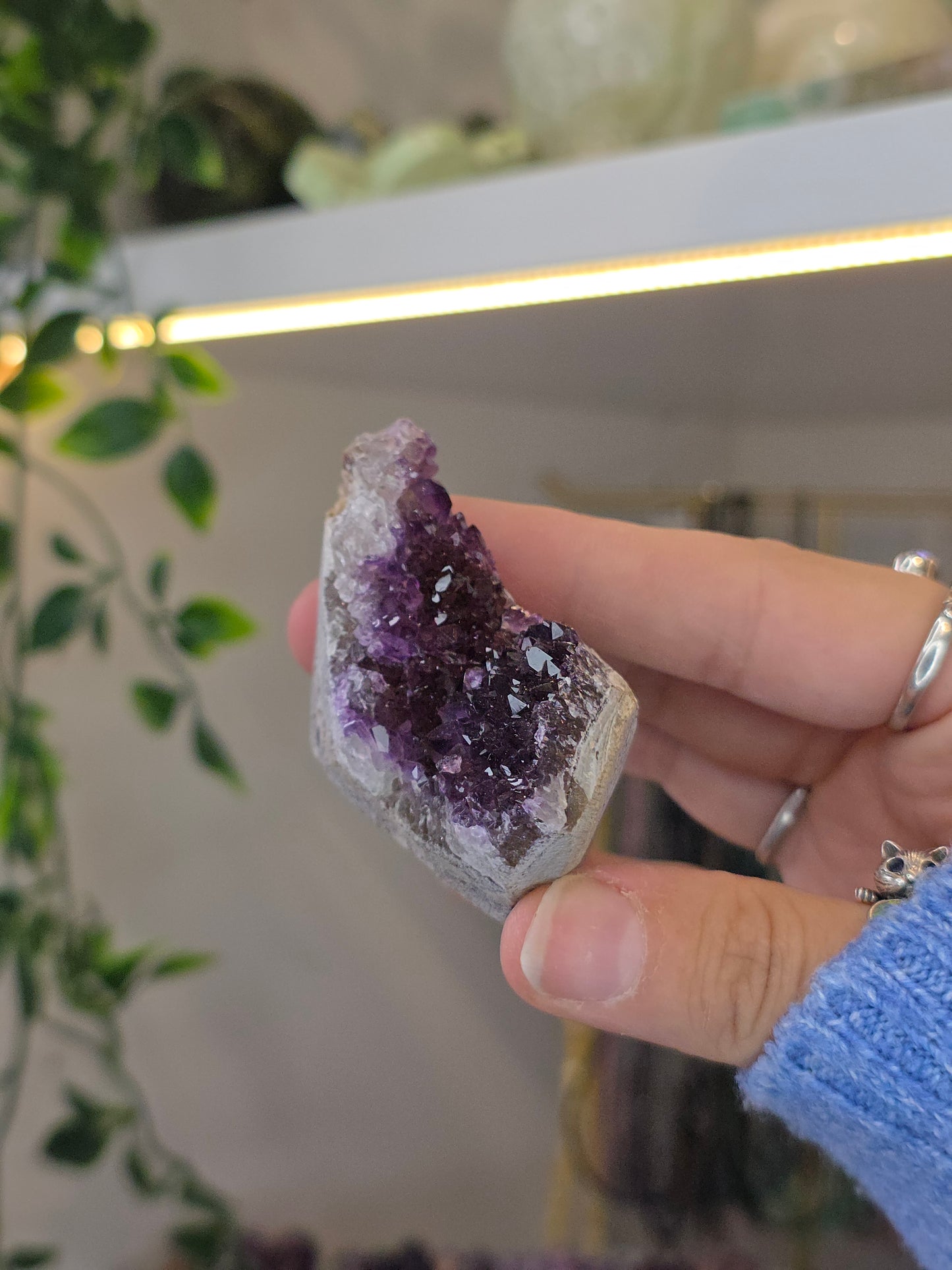 Various 'Alien Amethyst' - Hematite Included Amethyst from Hyderabad, India