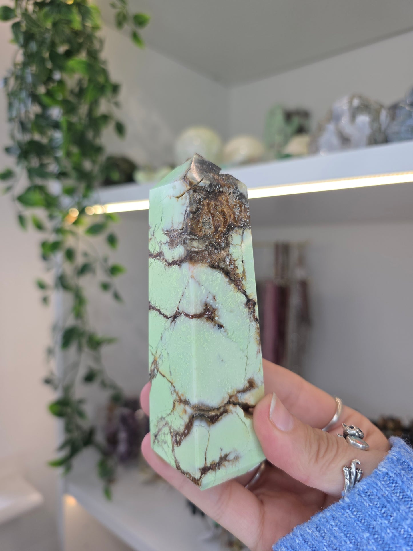 High Grade Australian Chrysoprase Tower D