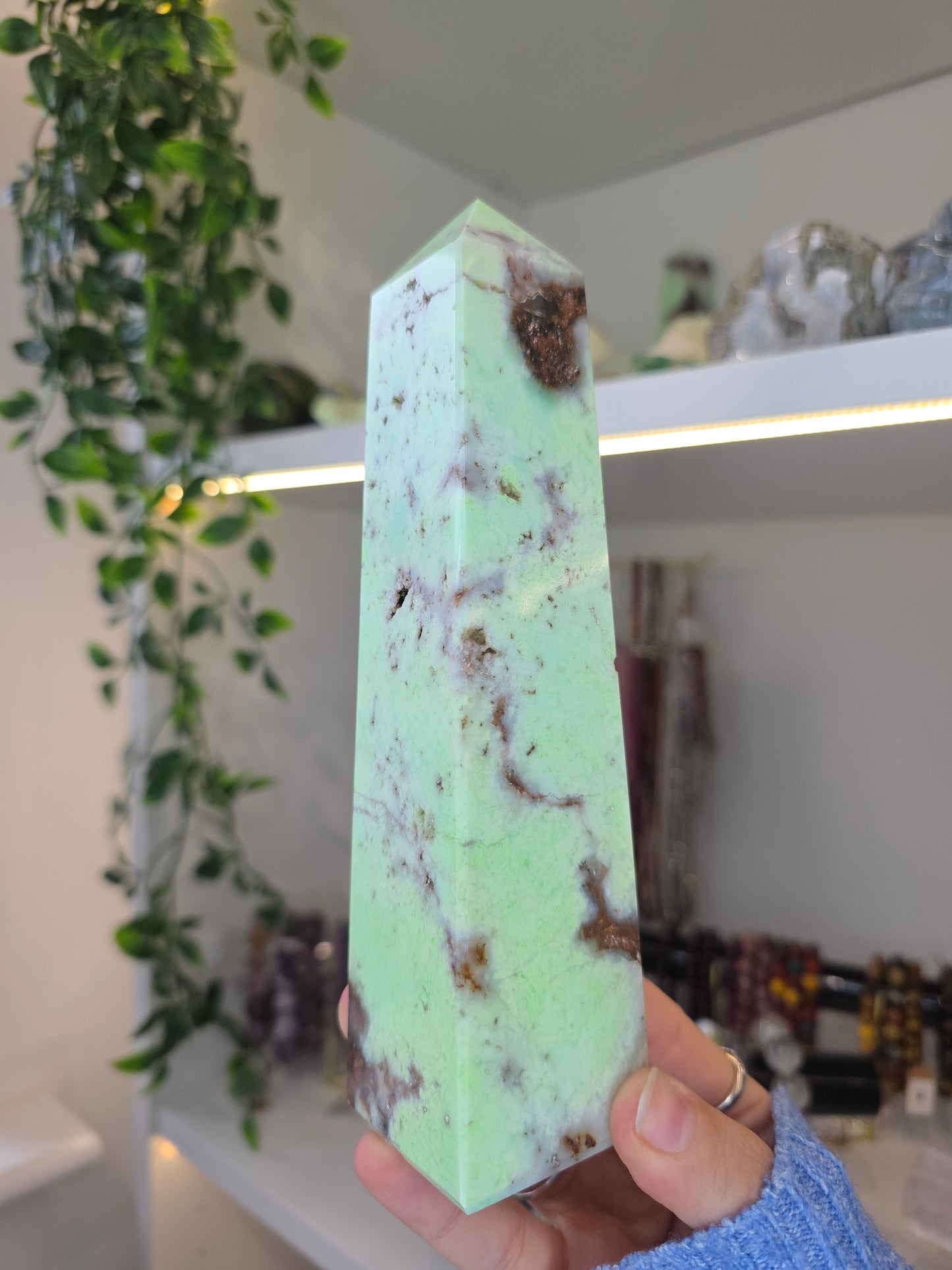 High Grade Australian Chrysoprase Statement Tower B