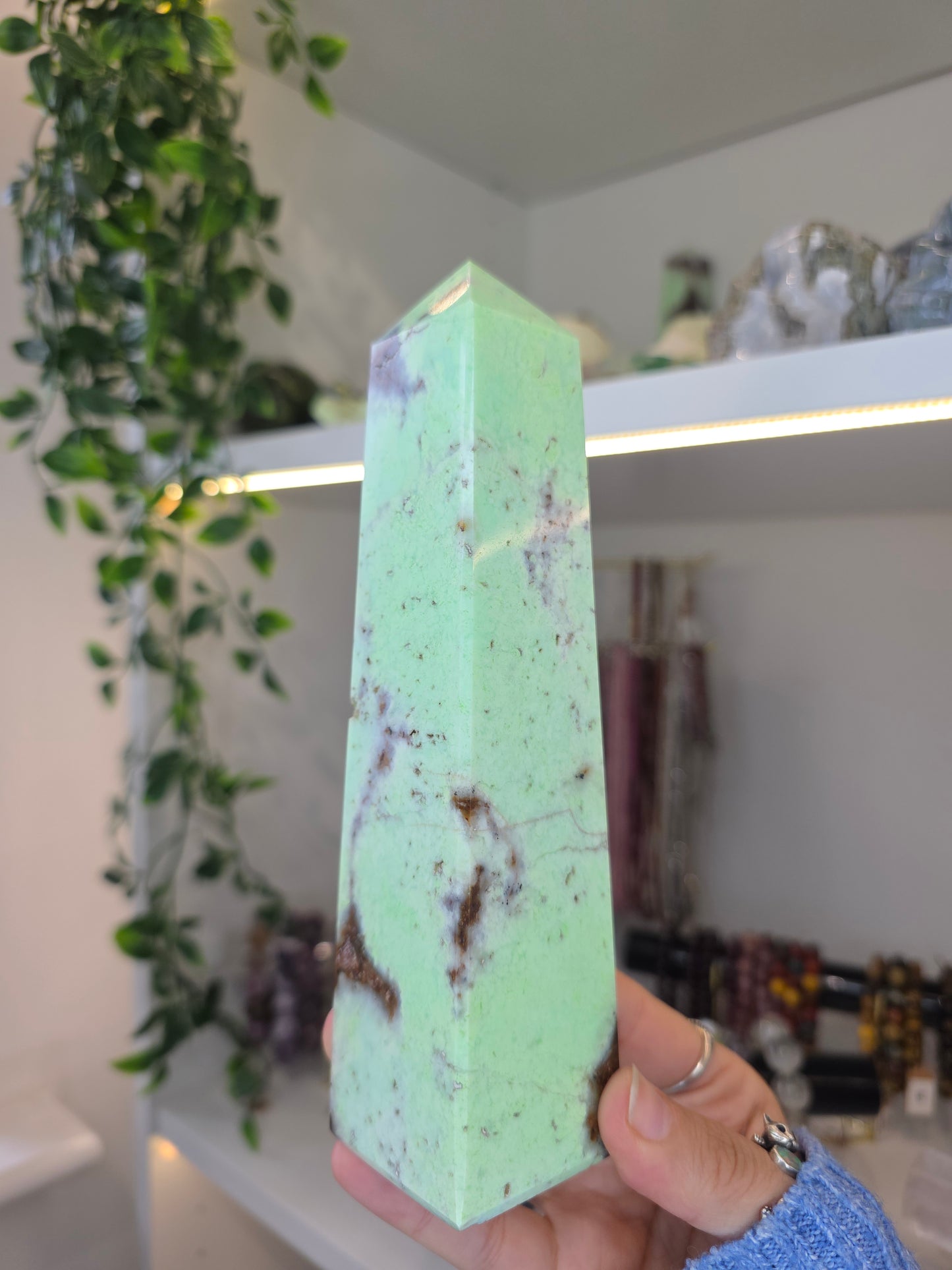 High Grade Australian Chrysoprase Statement Tower B