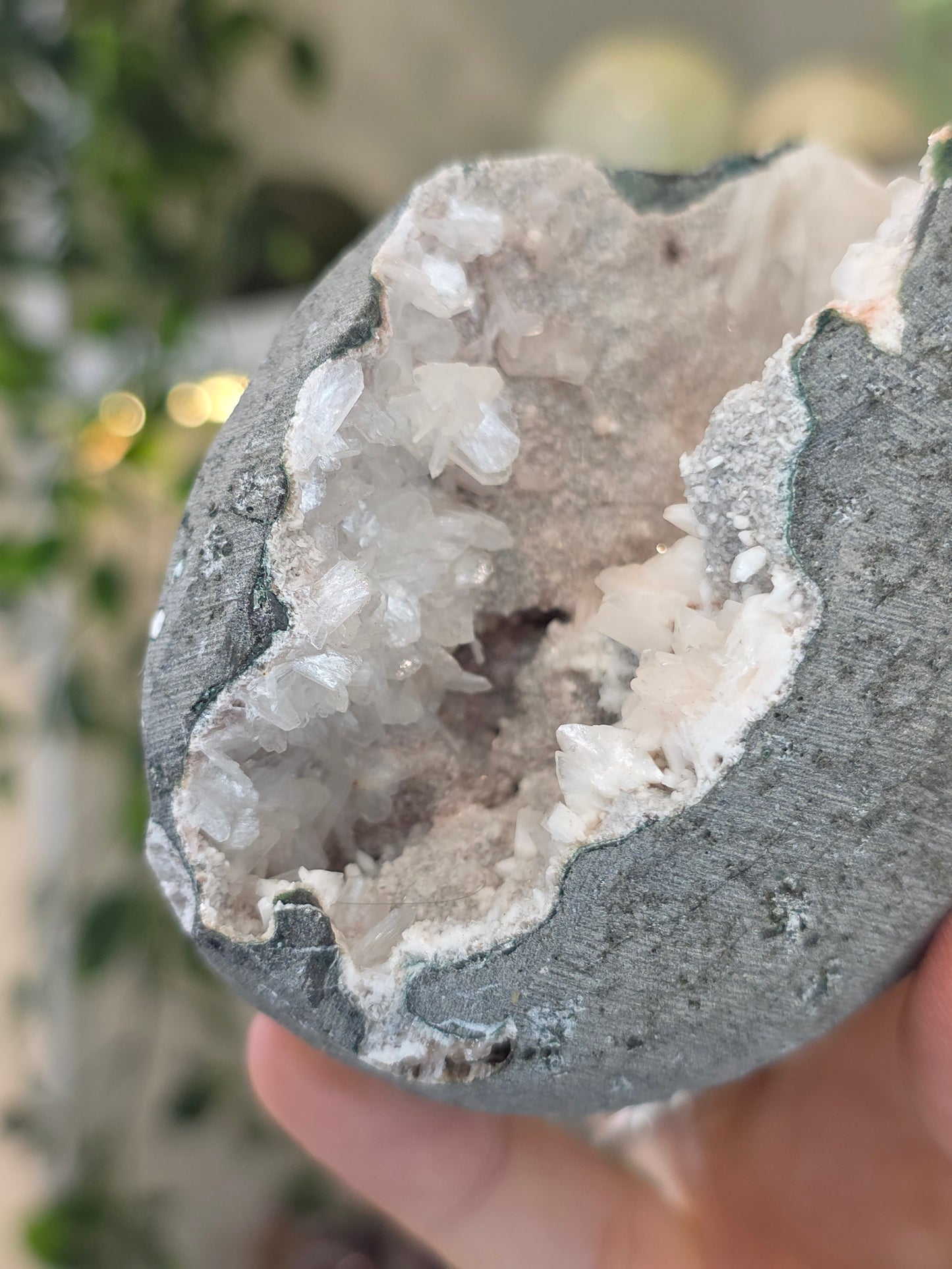 Pink Heulandite with Stilbite on Basalt Matrix from Mumbai, Maharashtra, India - Y