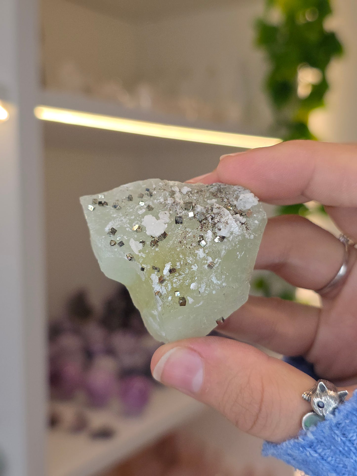 Datolite with Pyrite and Calcite from the Del Rey Mine, Charcas, San Luis Potosi, Mexico