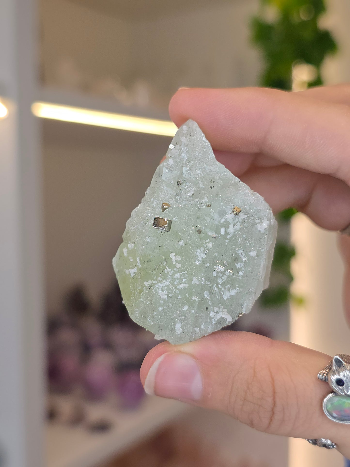 Datolite with Pyrite and Calcite from the Del Rey Mine, Charcas, San Luis Potosi, Mexico