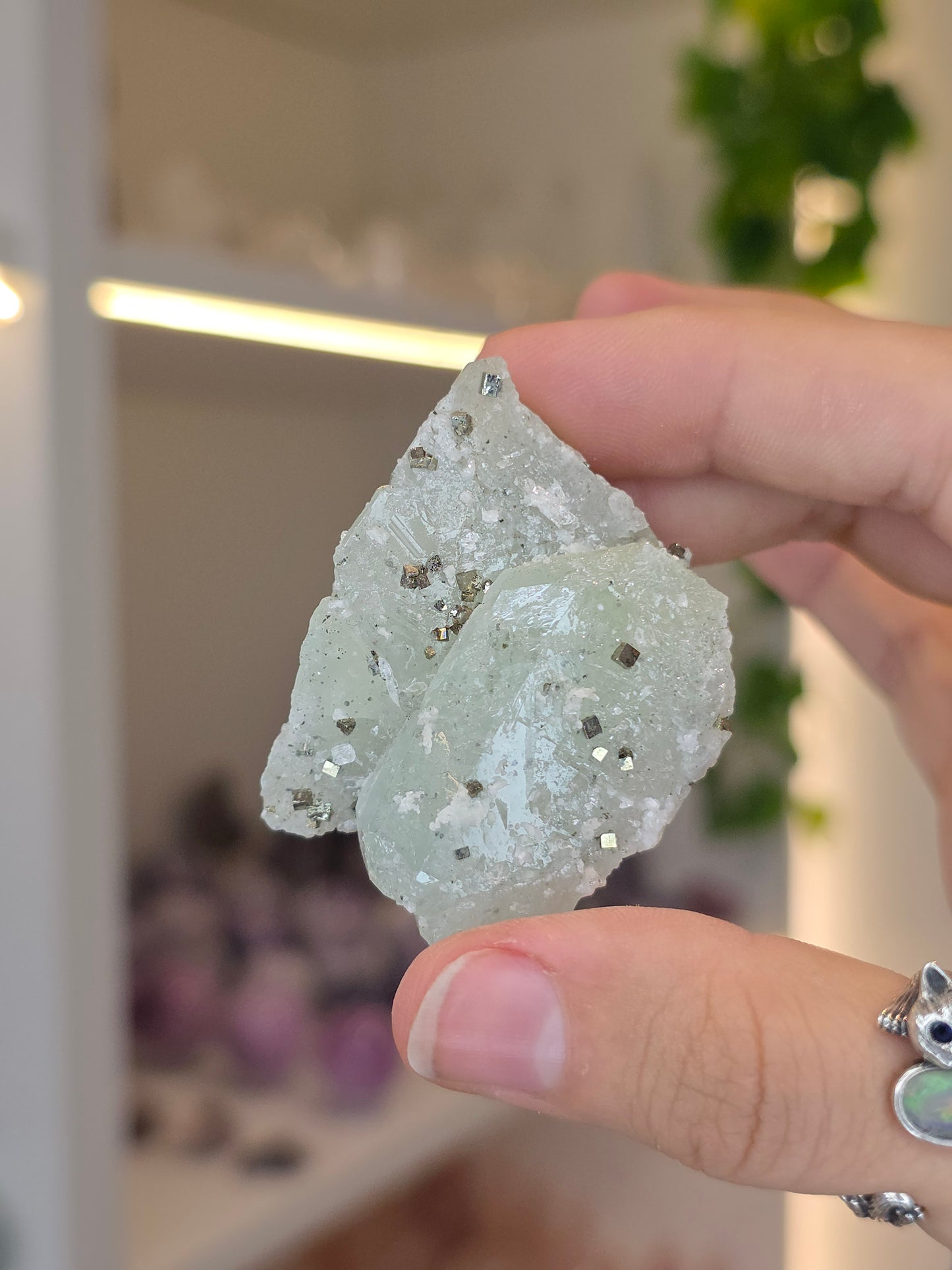 Datolite with Pyrite and Calcite from the Del Rey Mine, Charcas, San Luis Potosi, Mexico