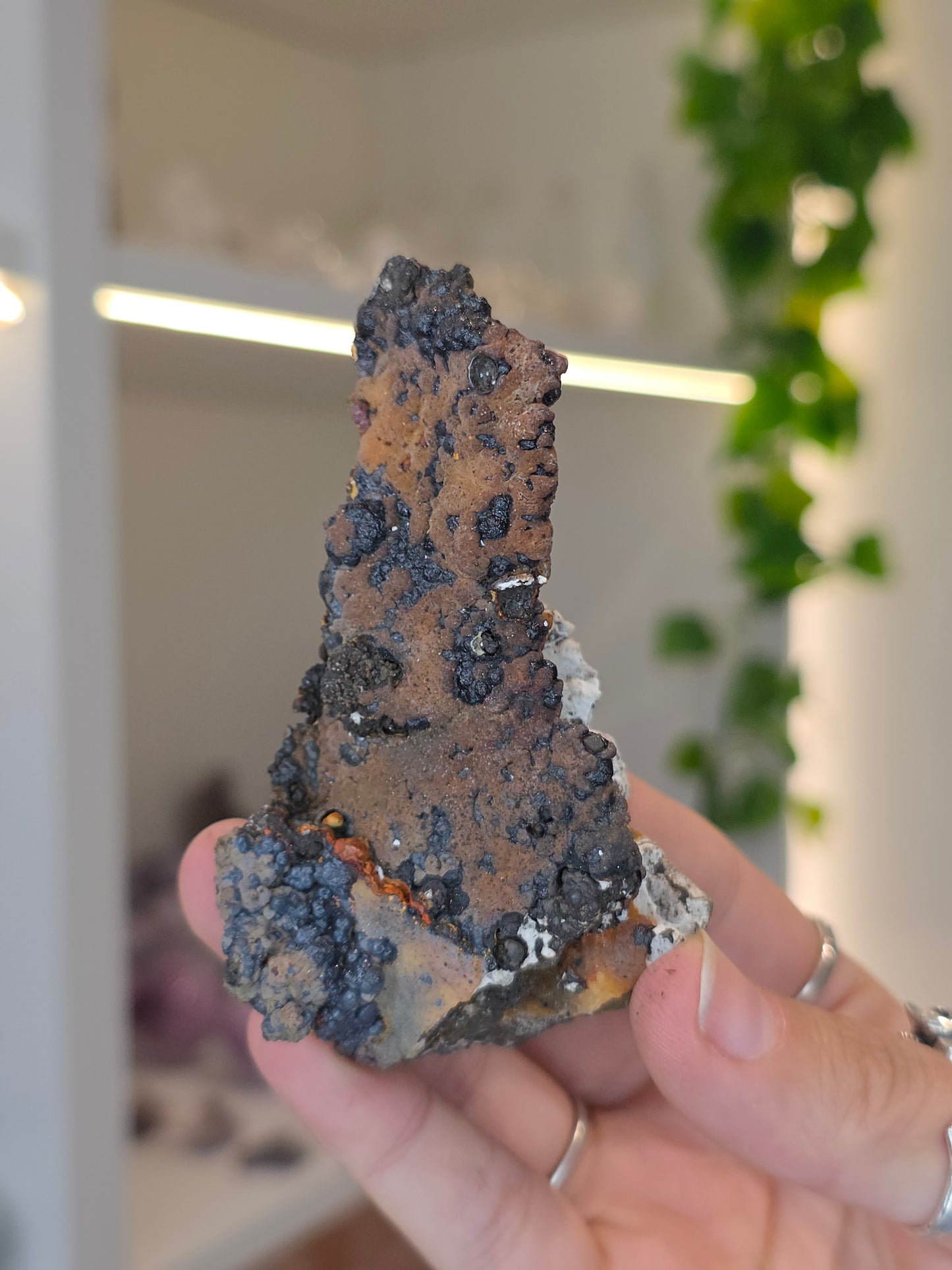 Hemimorphite, Smithsonite with Goethite Specimen Santa Eulalia, Chihuahua, Mexico - G