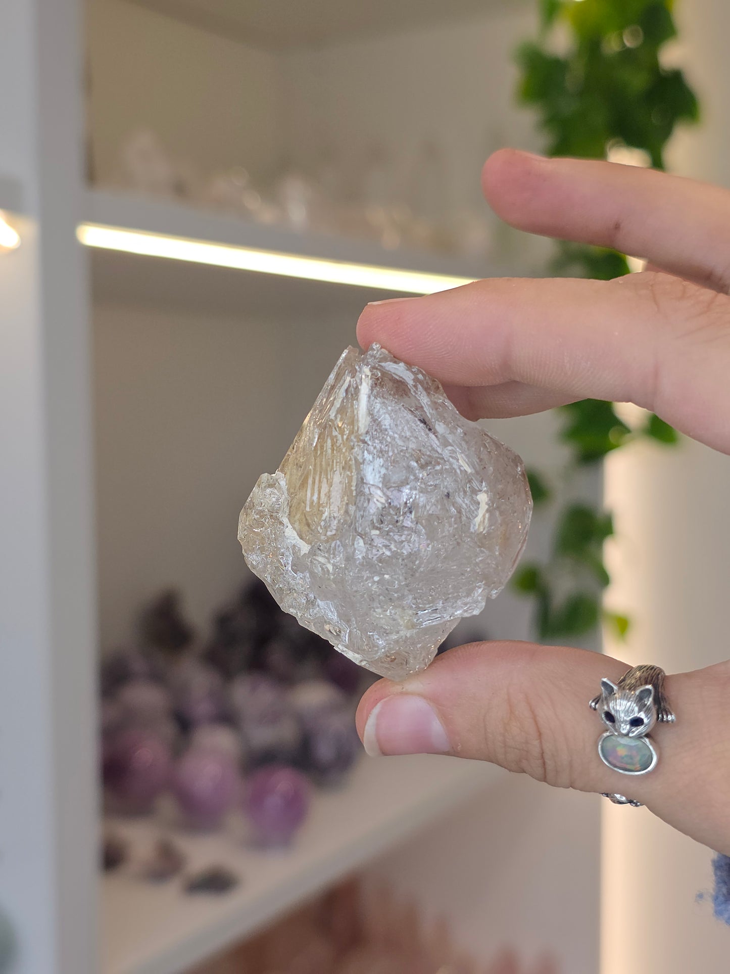 Various Fenster Quartz (Window Quartz / Elestial Quartz) from Paredon, Coahuila, Mexico
