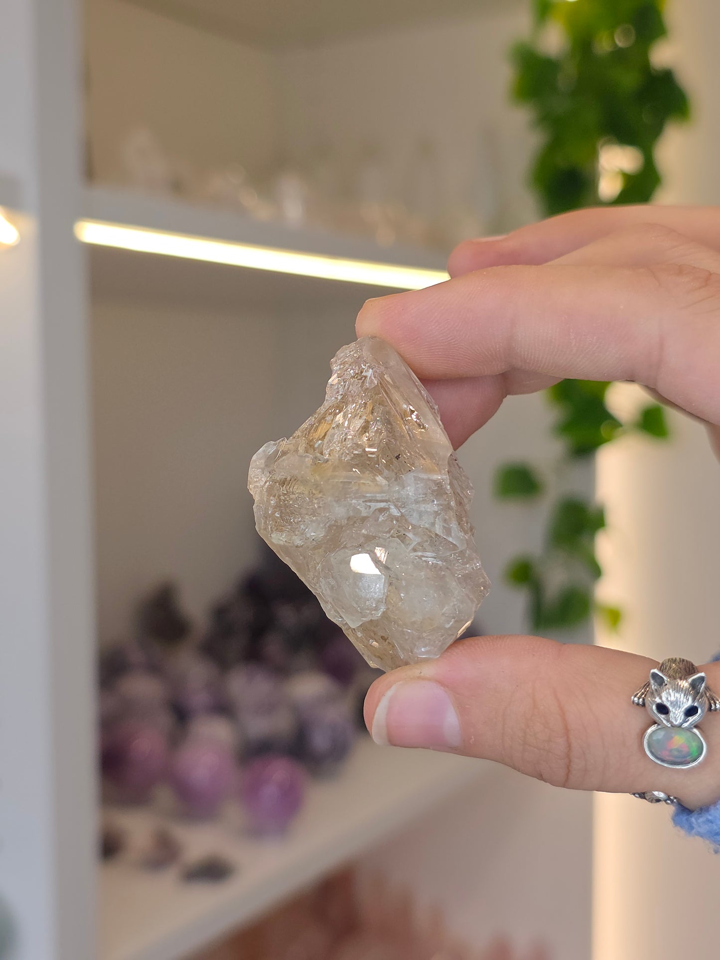 Various Fenster Quartz (Window Quartz / Elestial Quartz) from Paredon, Coahuila, Mexico