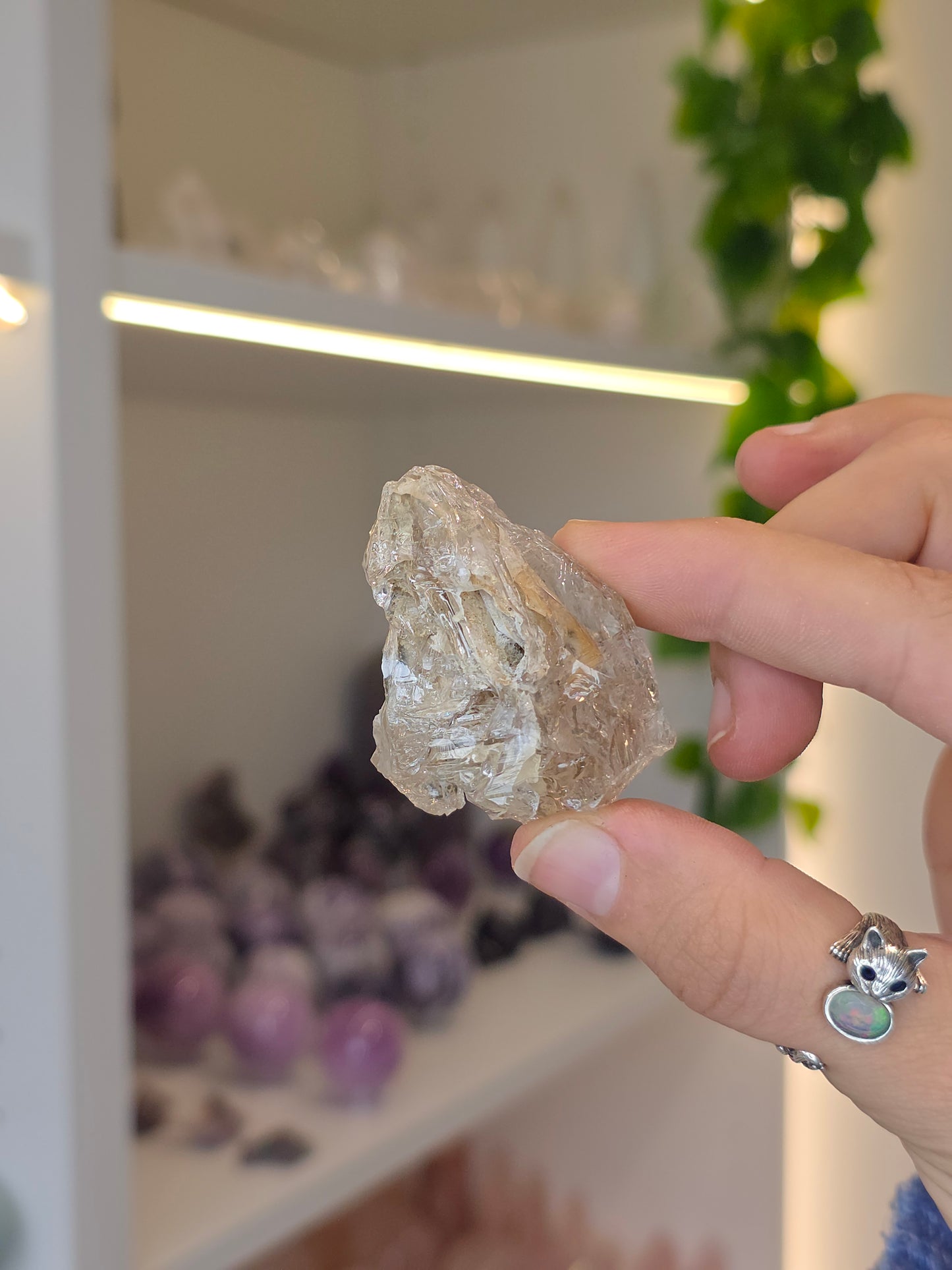 Various Fenster Quartz (Window Quartz / Elestial Quartz) from Paredon, Coahuila, Mexico