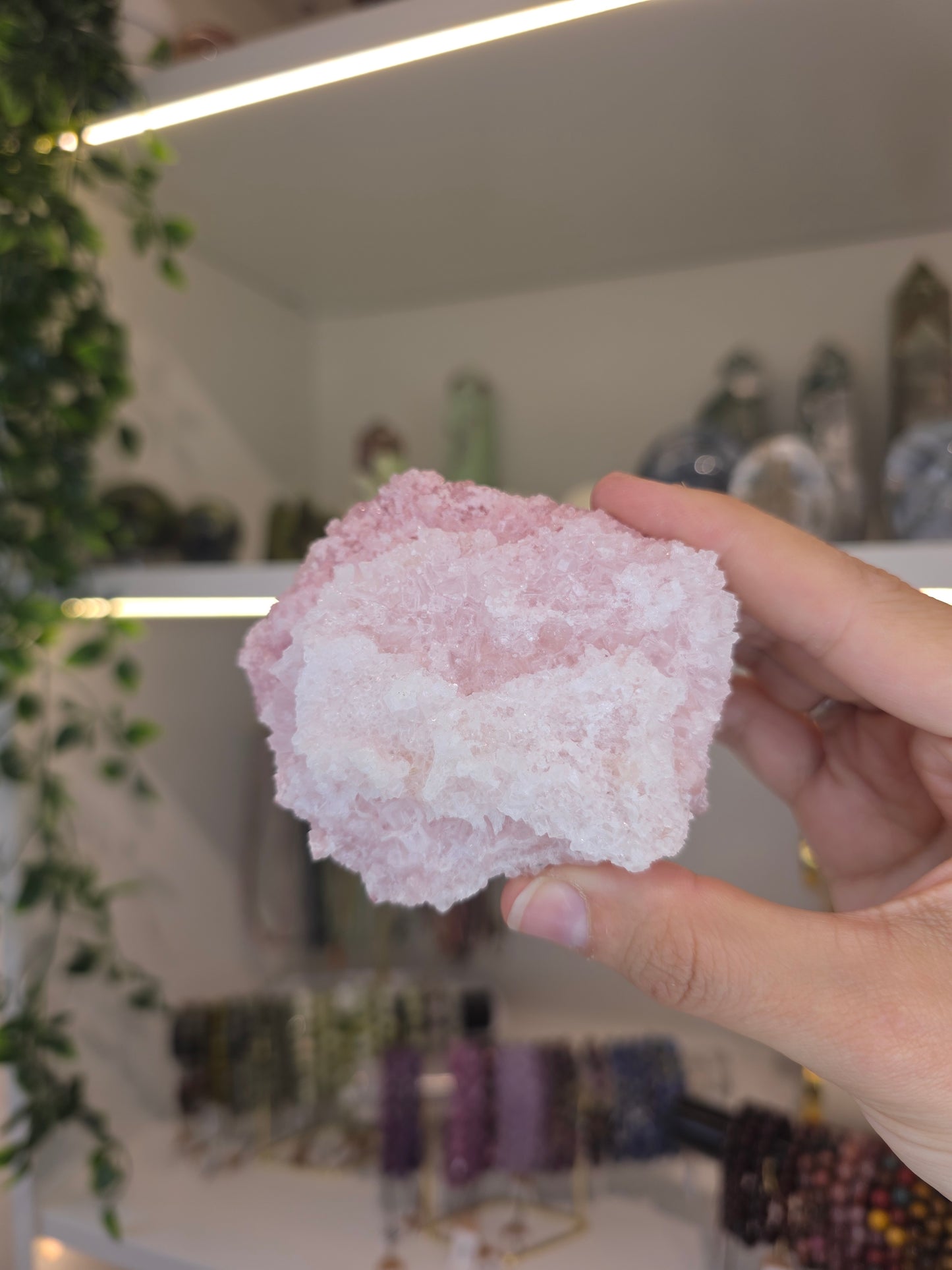 Raspberry Halite from Searles Lake, California - E