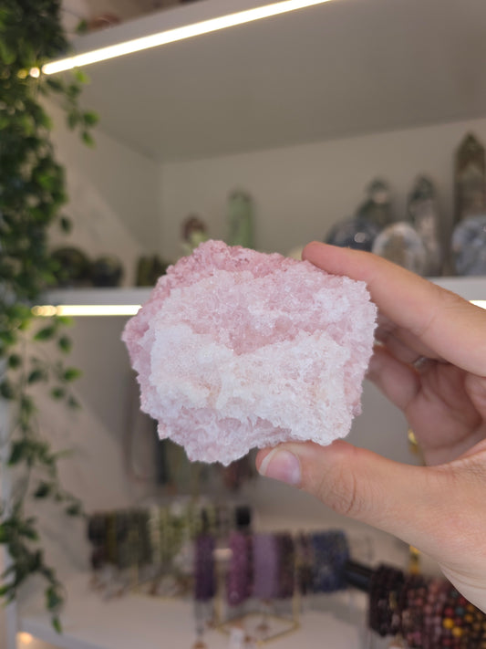 Raspberry Halite from Searles Lake, California - E
