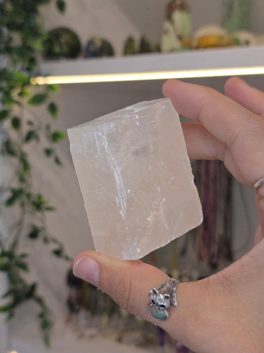 Pink Calcite Raw Cubes - From Mexico