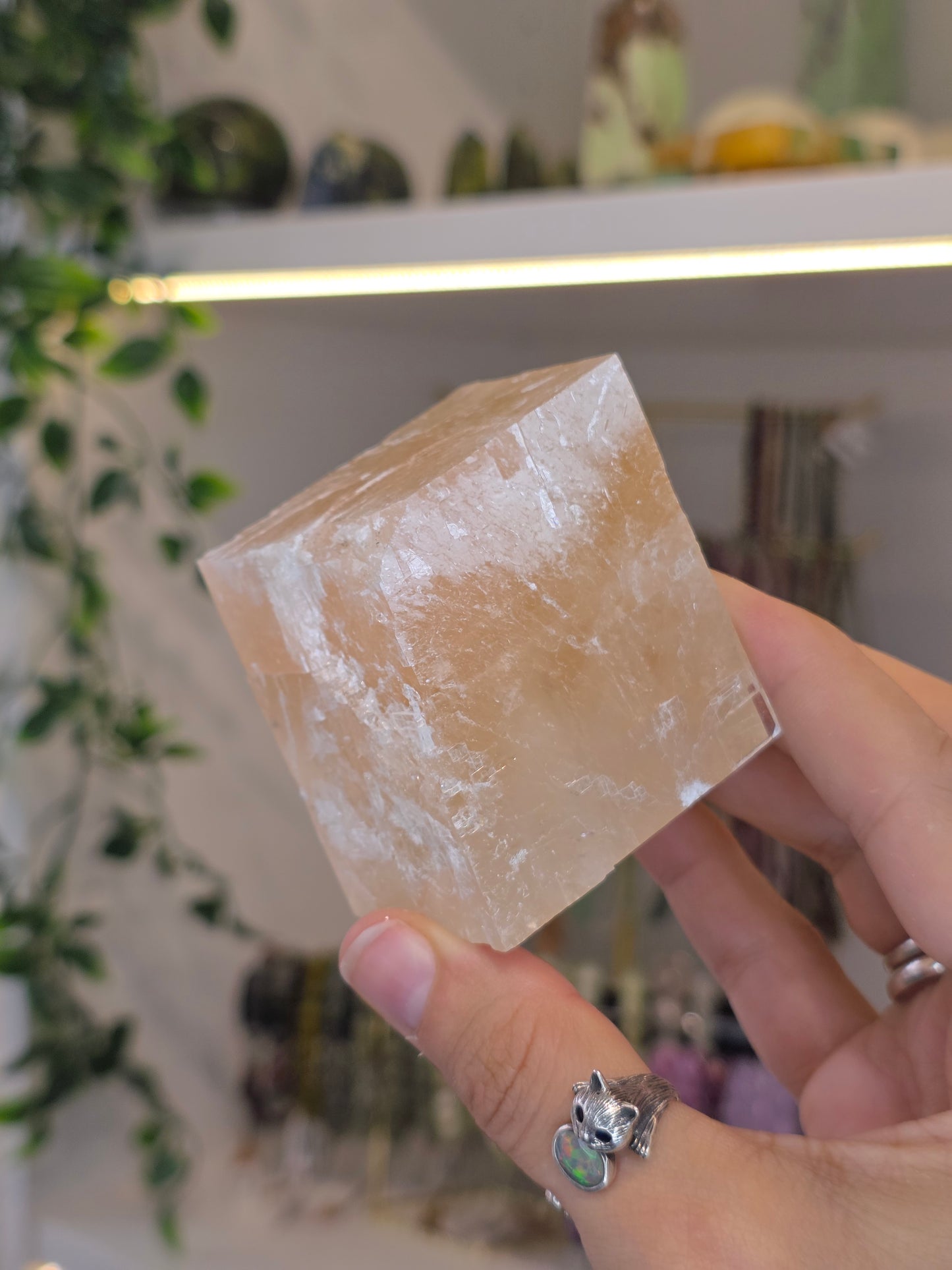 Pink Calcite Raw Cubes - From Mexico