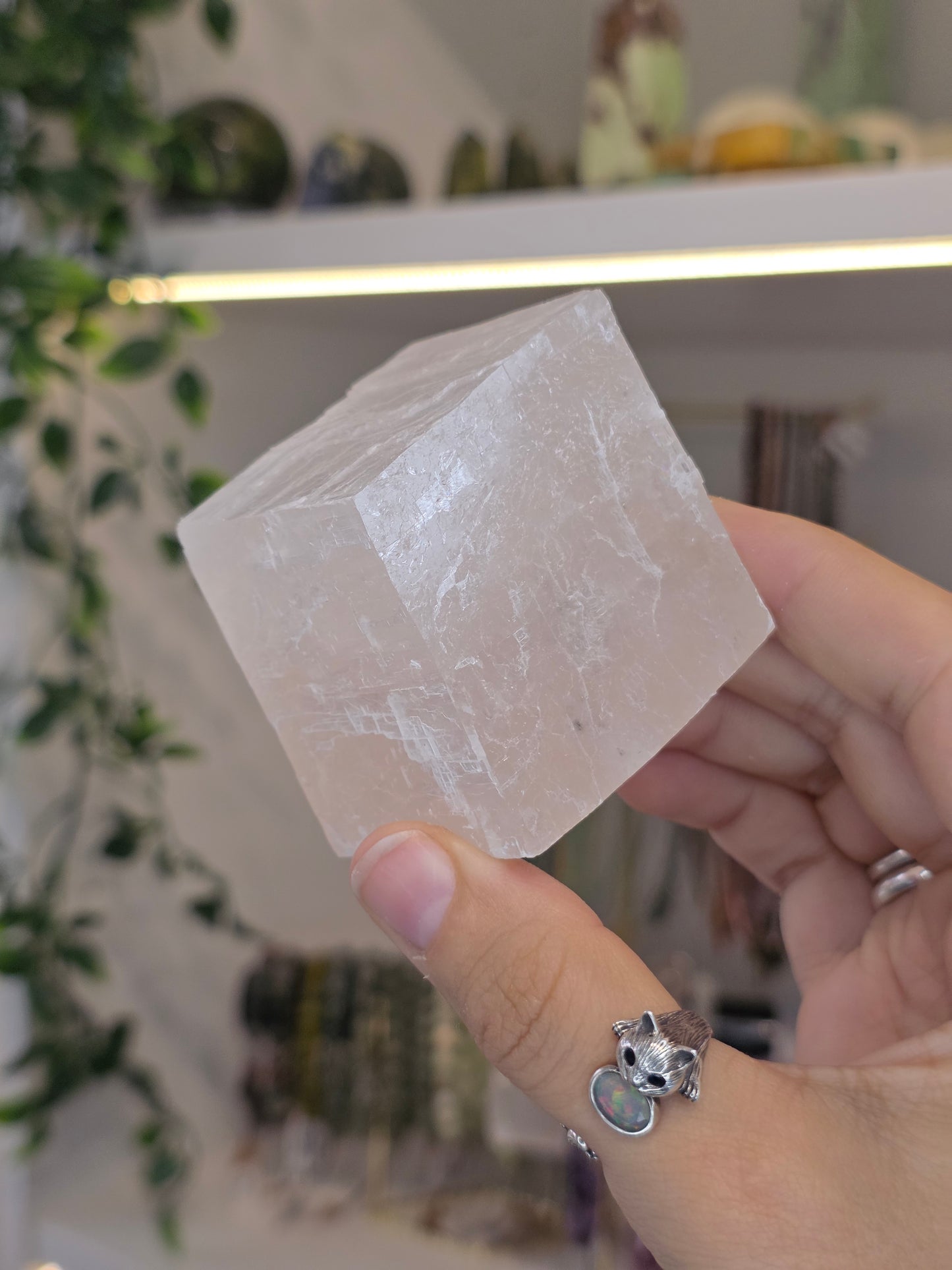 Pink Calcite Raw Cubes - From Mexico