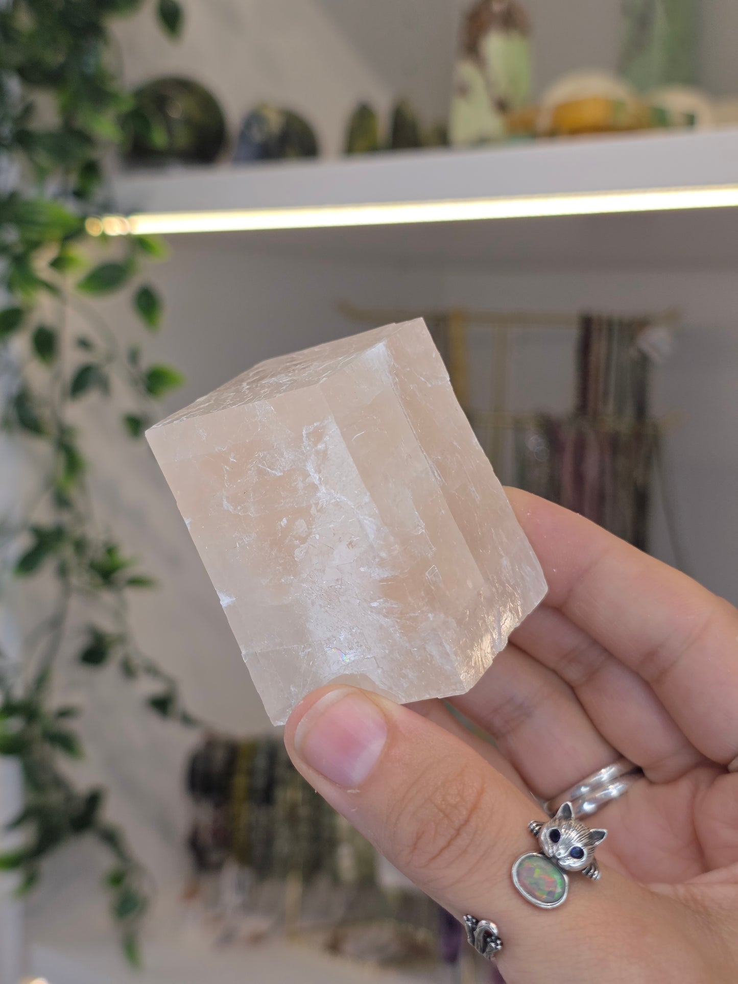 Pink Calcite Raw Cubes - From Mexico