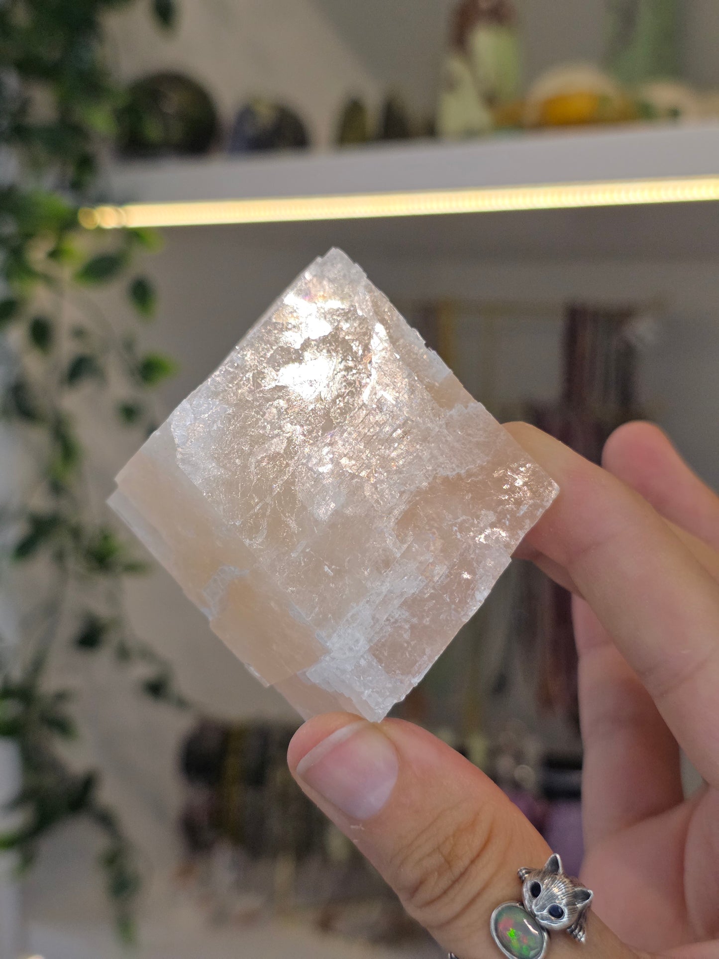 Pink Calcite Raw Cubes - From Mexico