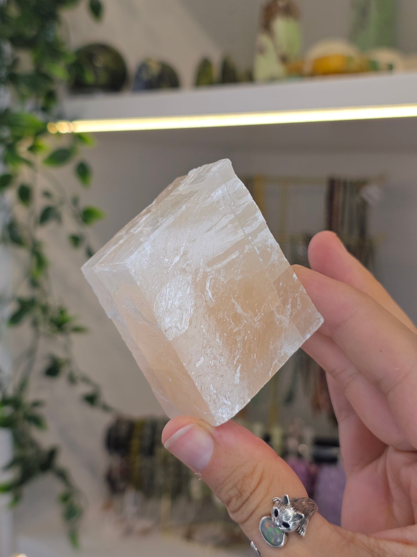 Pink Calcite Raw Cubes - From Mexico