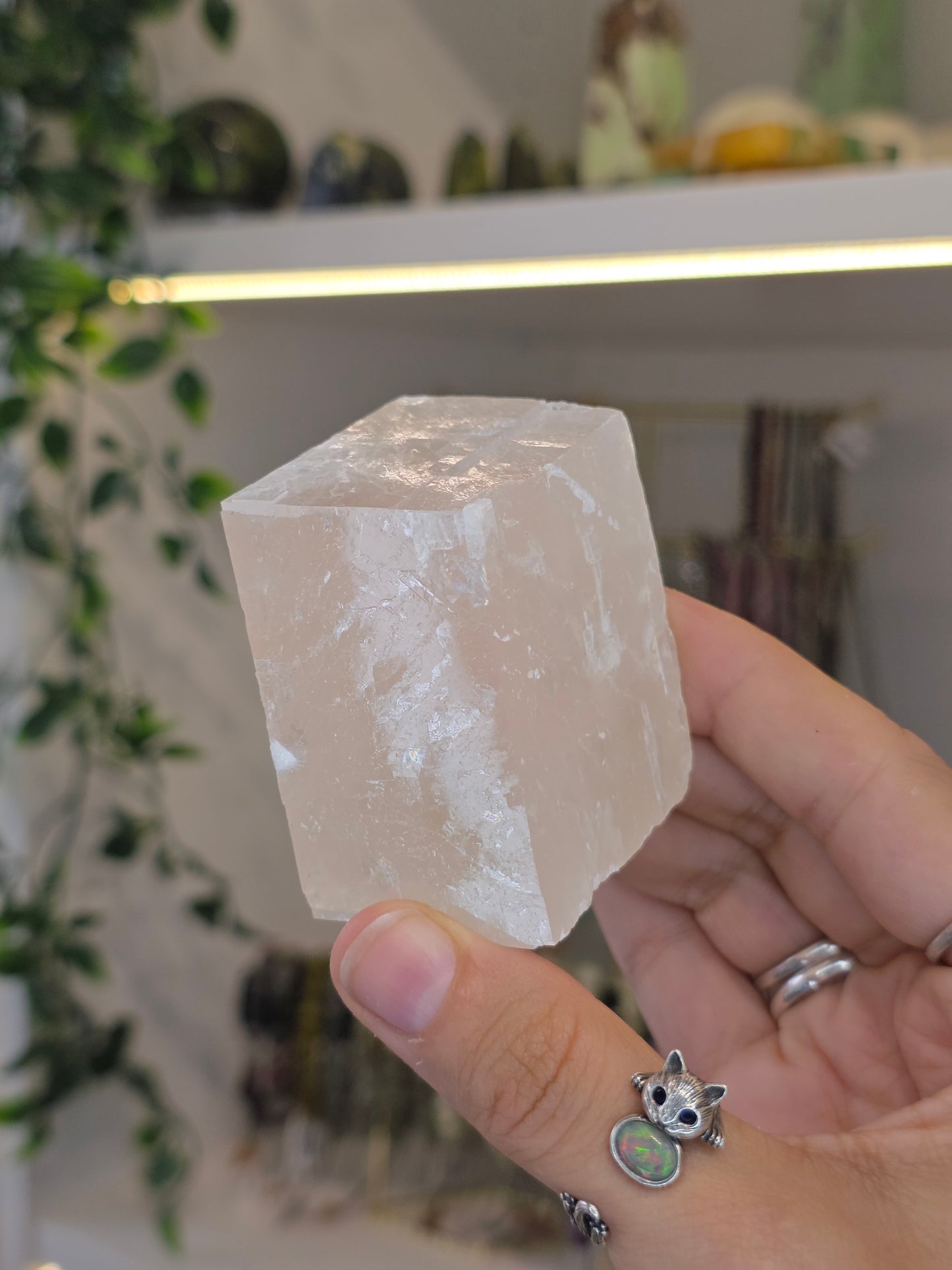 Pink Calcite Raw Cubes - From Mexico