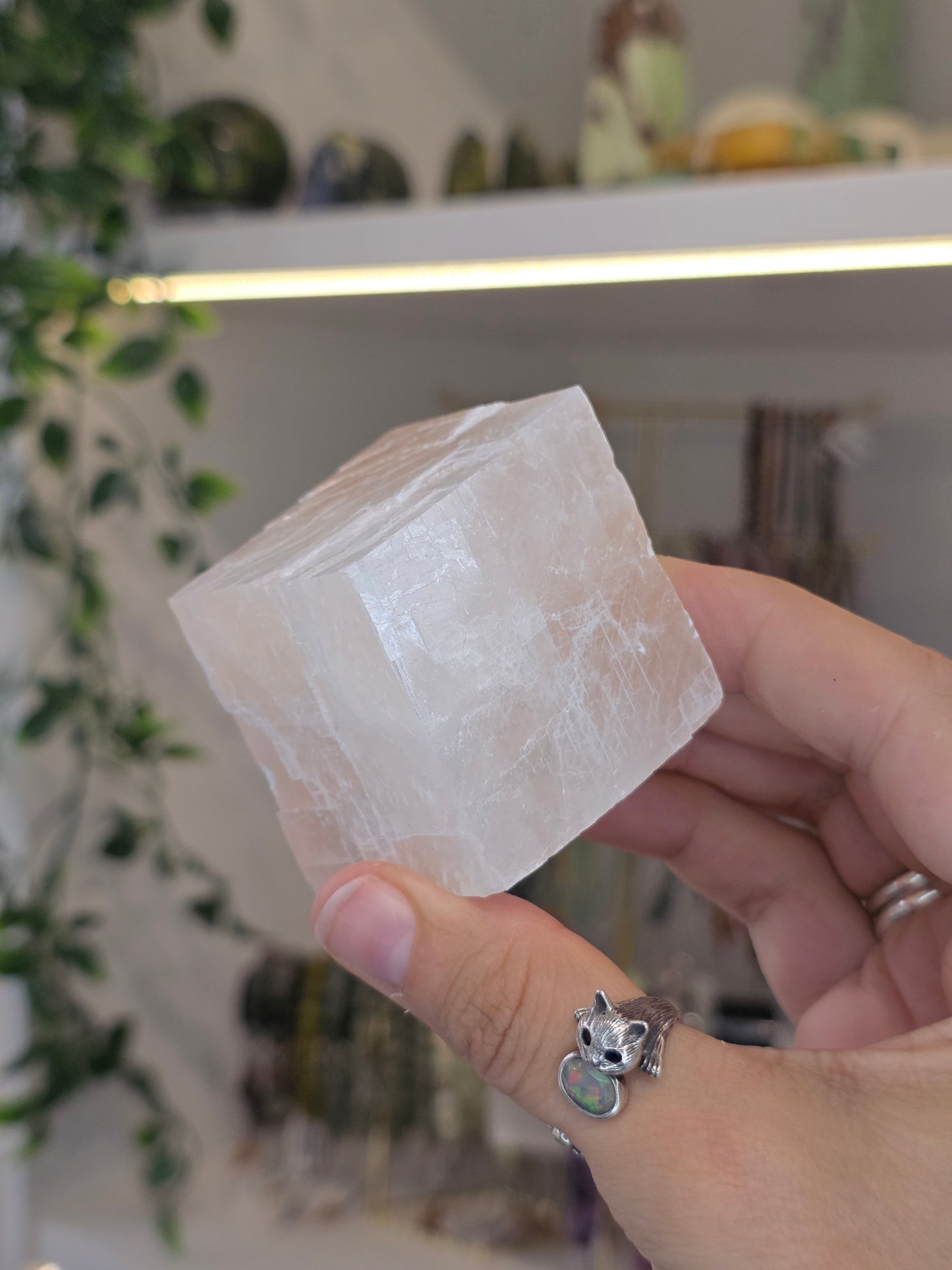 Pink Calcite Raw Cubes - From Mexico