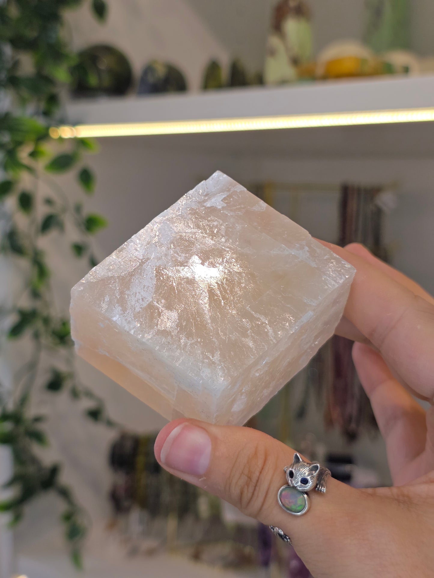 Pink Calcite Raw Cubes - From Mexico