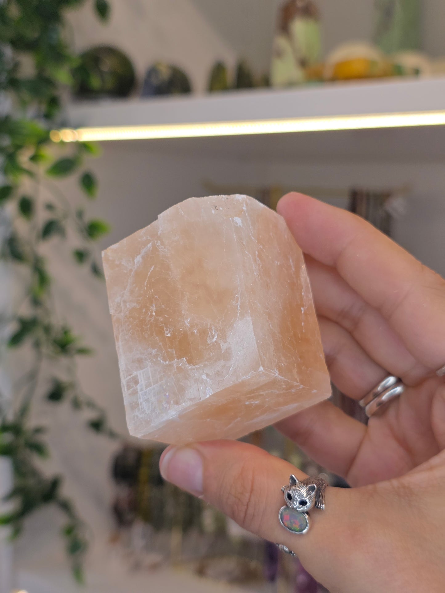 Pink Calcite Raw Cubes - From Mexico