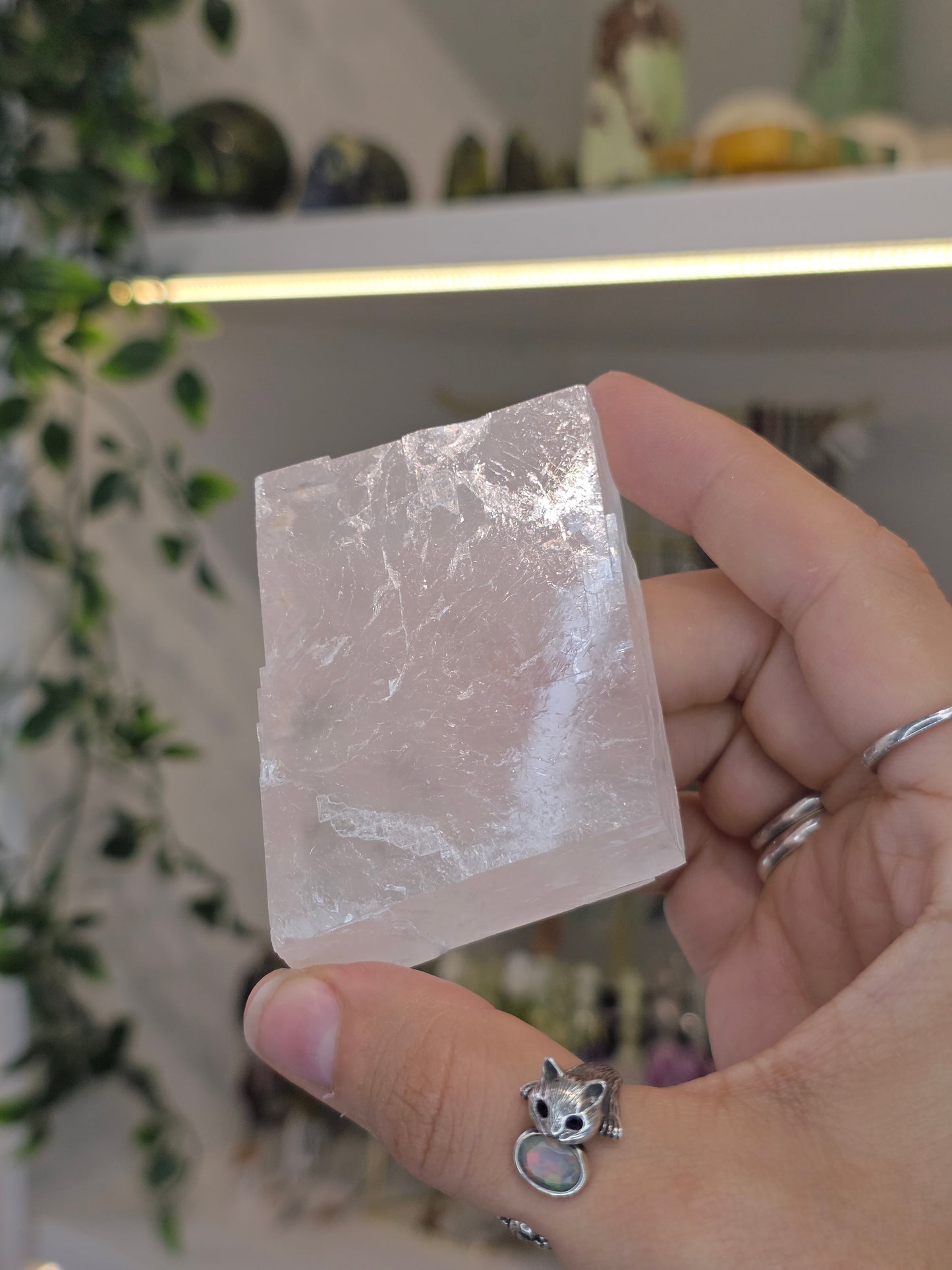 Pink Calcite Raw Cubes - From Mexico