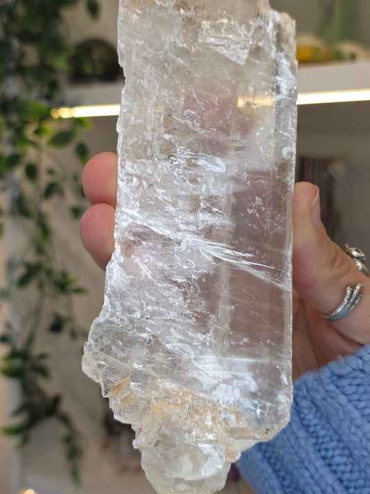 Raw Selenite Slice from Mexico - B