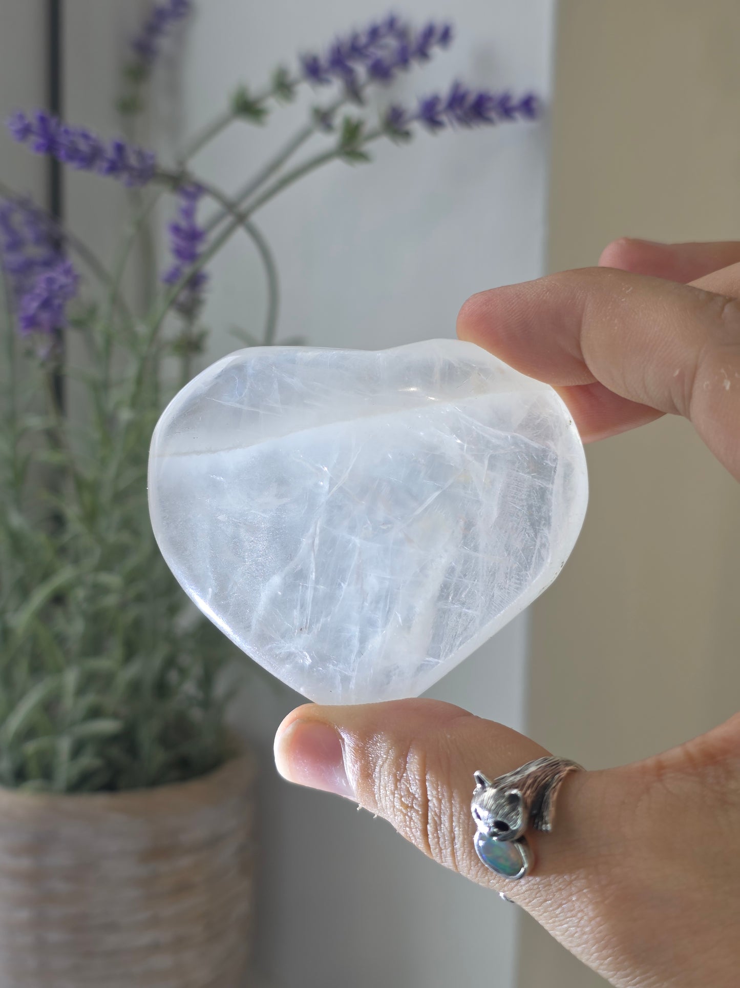 Girasol Quartz Hearts from Madagascar