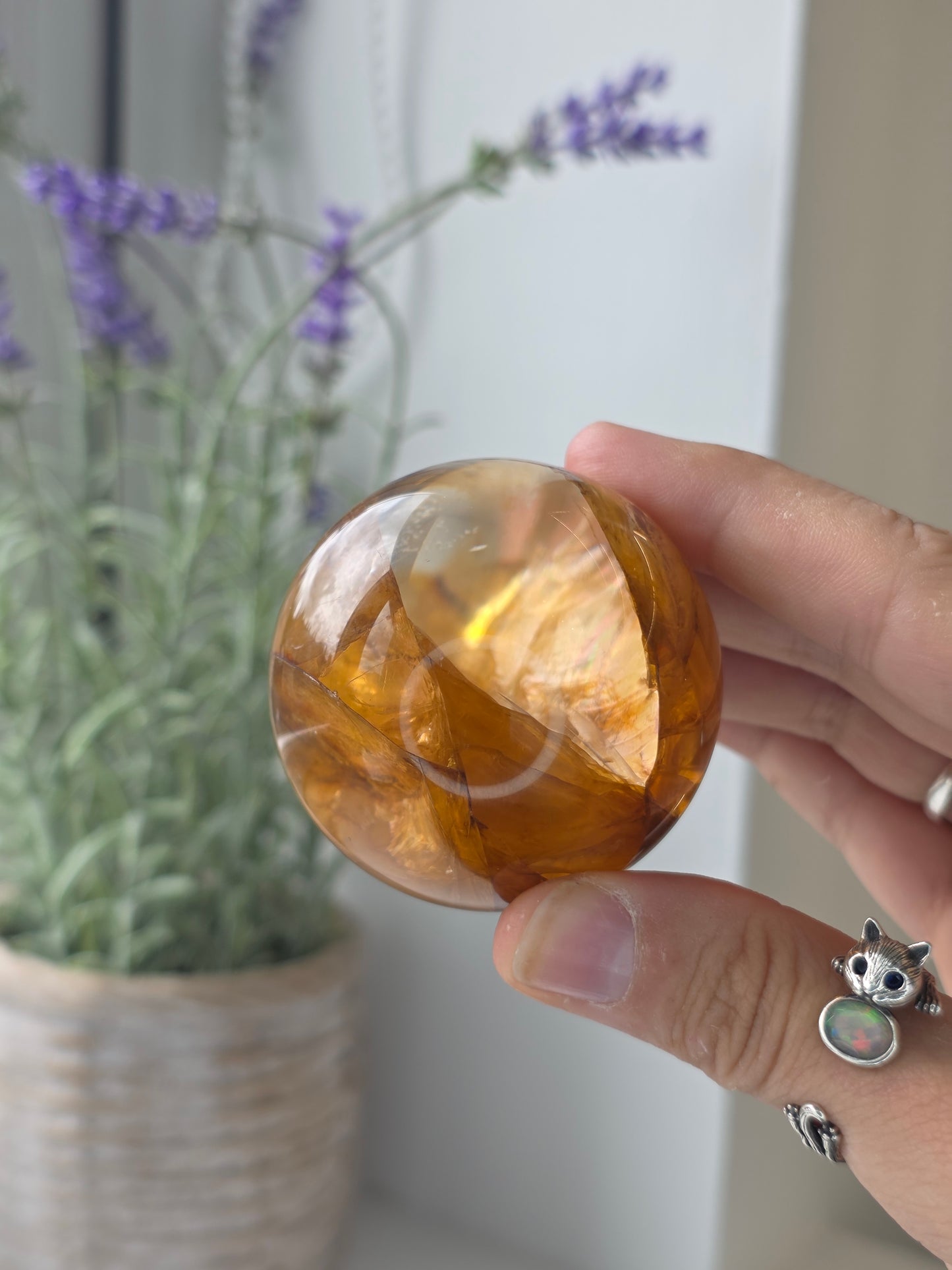 High Quality Golden Healer Sphere from Brazil - A