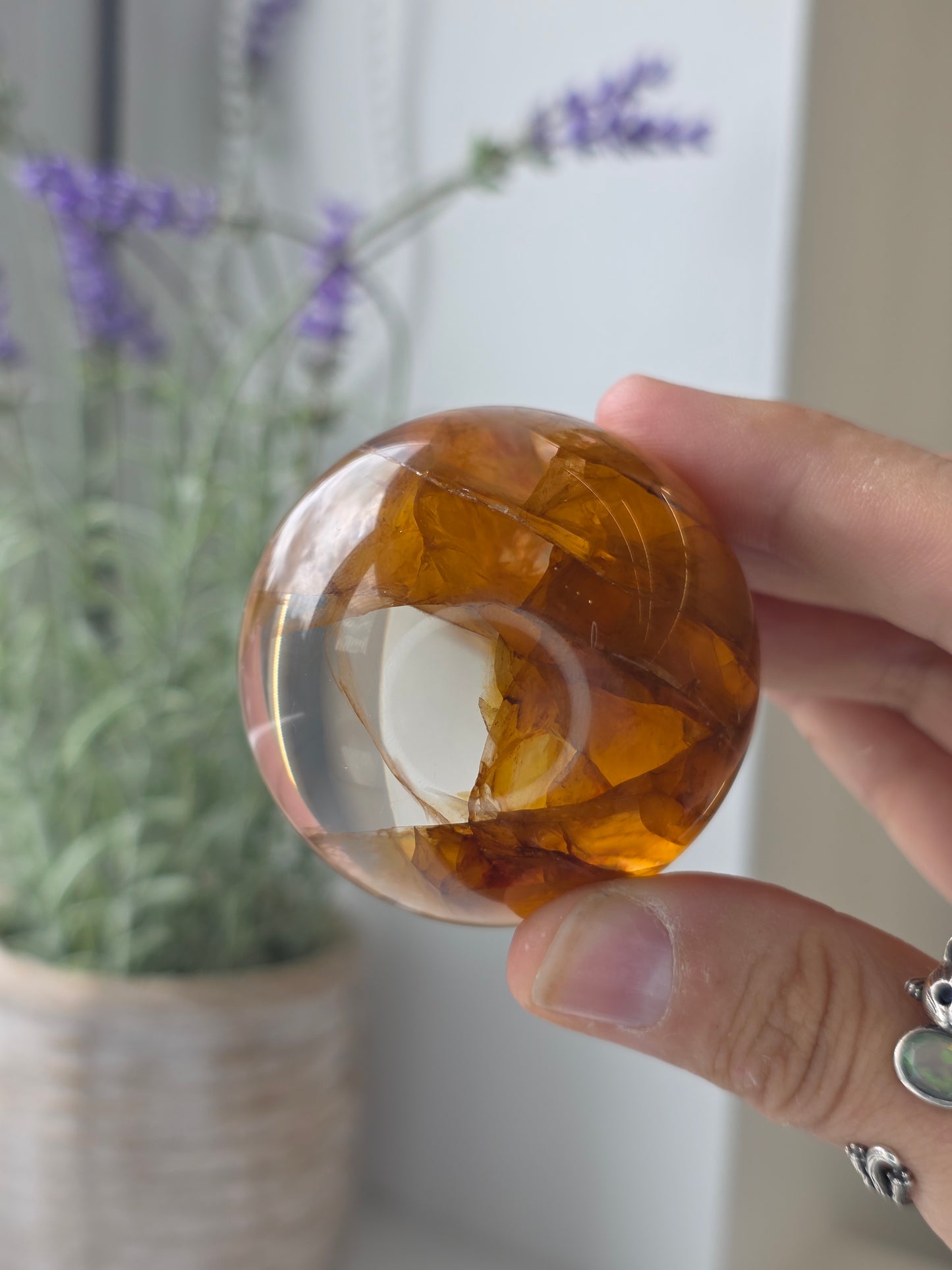 High Quality Golden Healer Sphere from Brazil - A