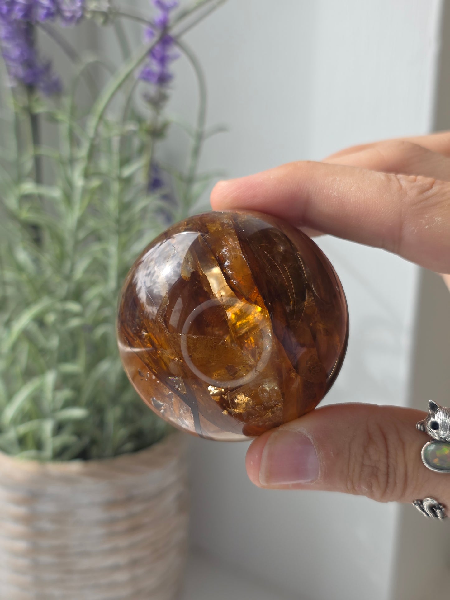 High Quality Golden Healer Sphere from Brazil - D
