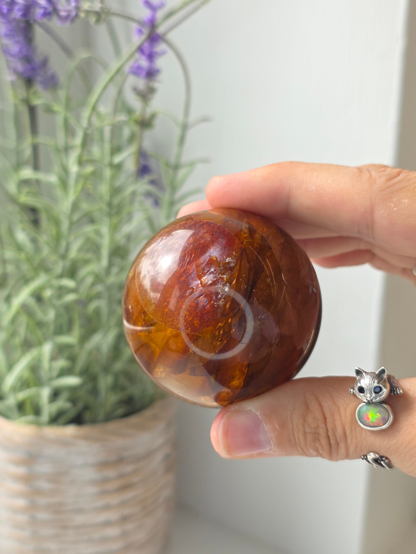 High Quality Golden Healer Sphere from Brazil - D