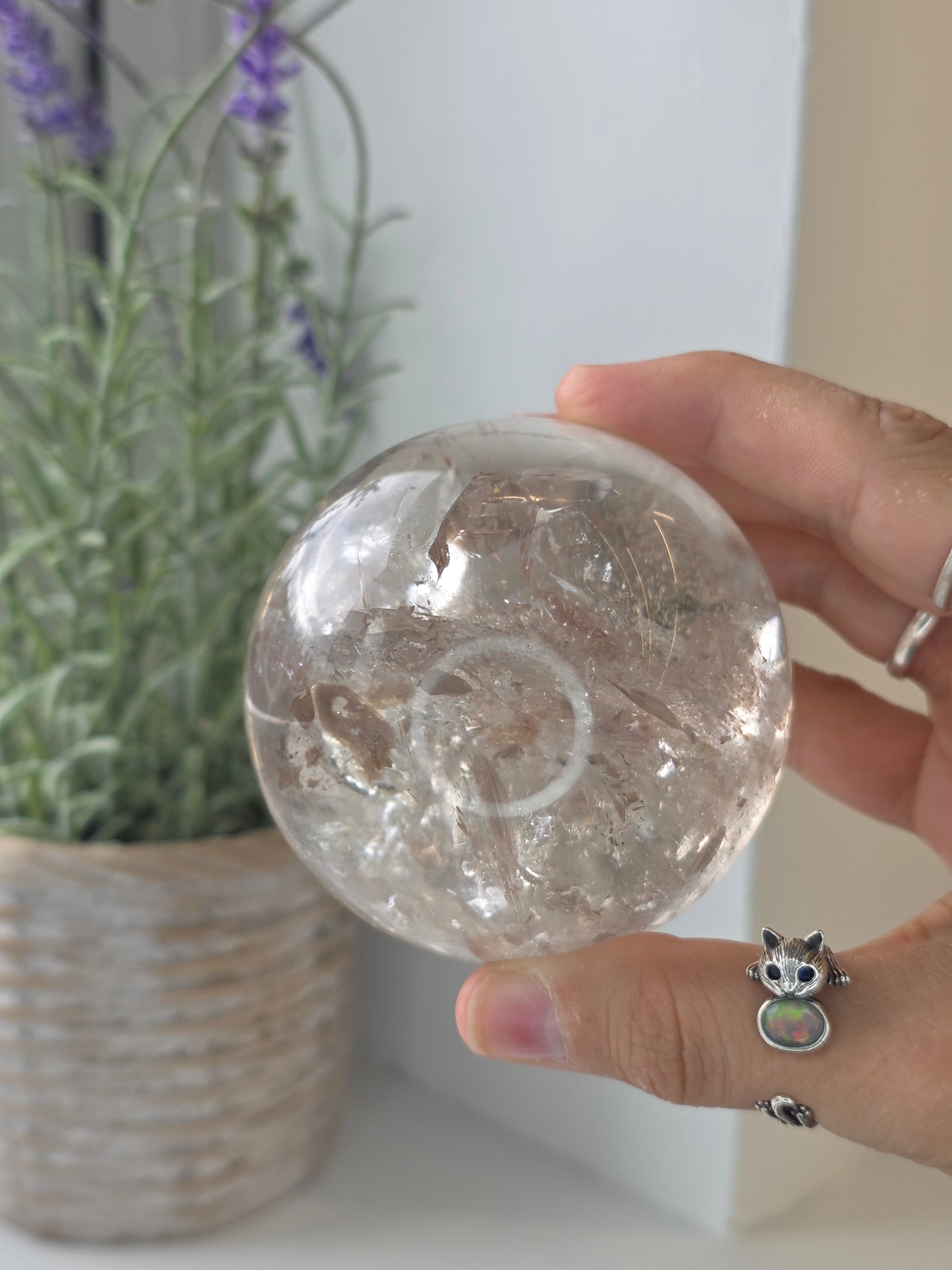 High Quality Smokey Quartz Sphere from Brazil - B