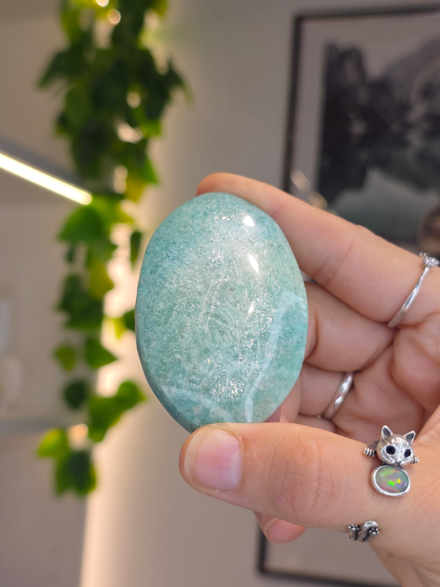 Flashy Amazonite Palms
